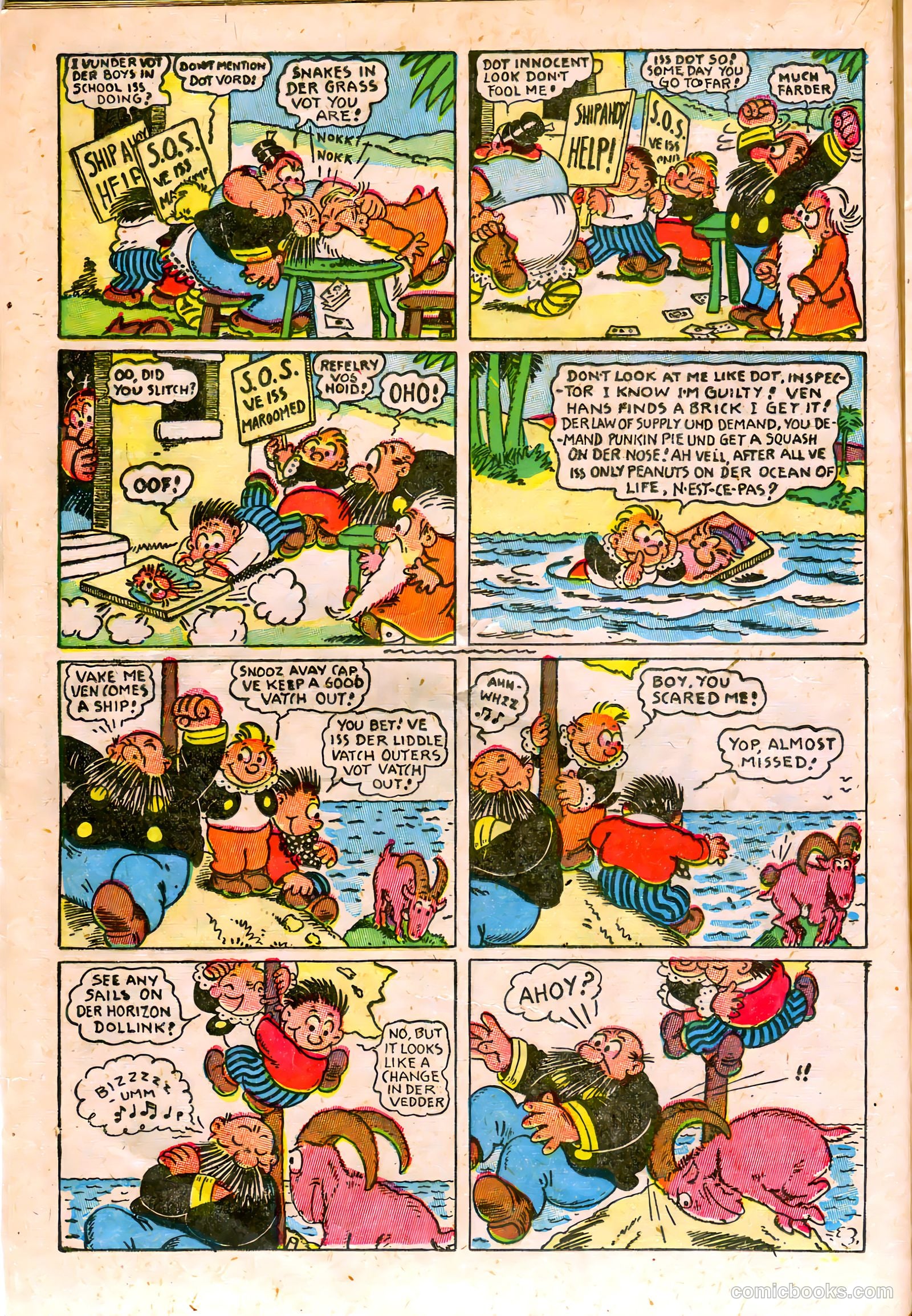 The Captain and the Kids #17 (1949) — page 16 of 36
