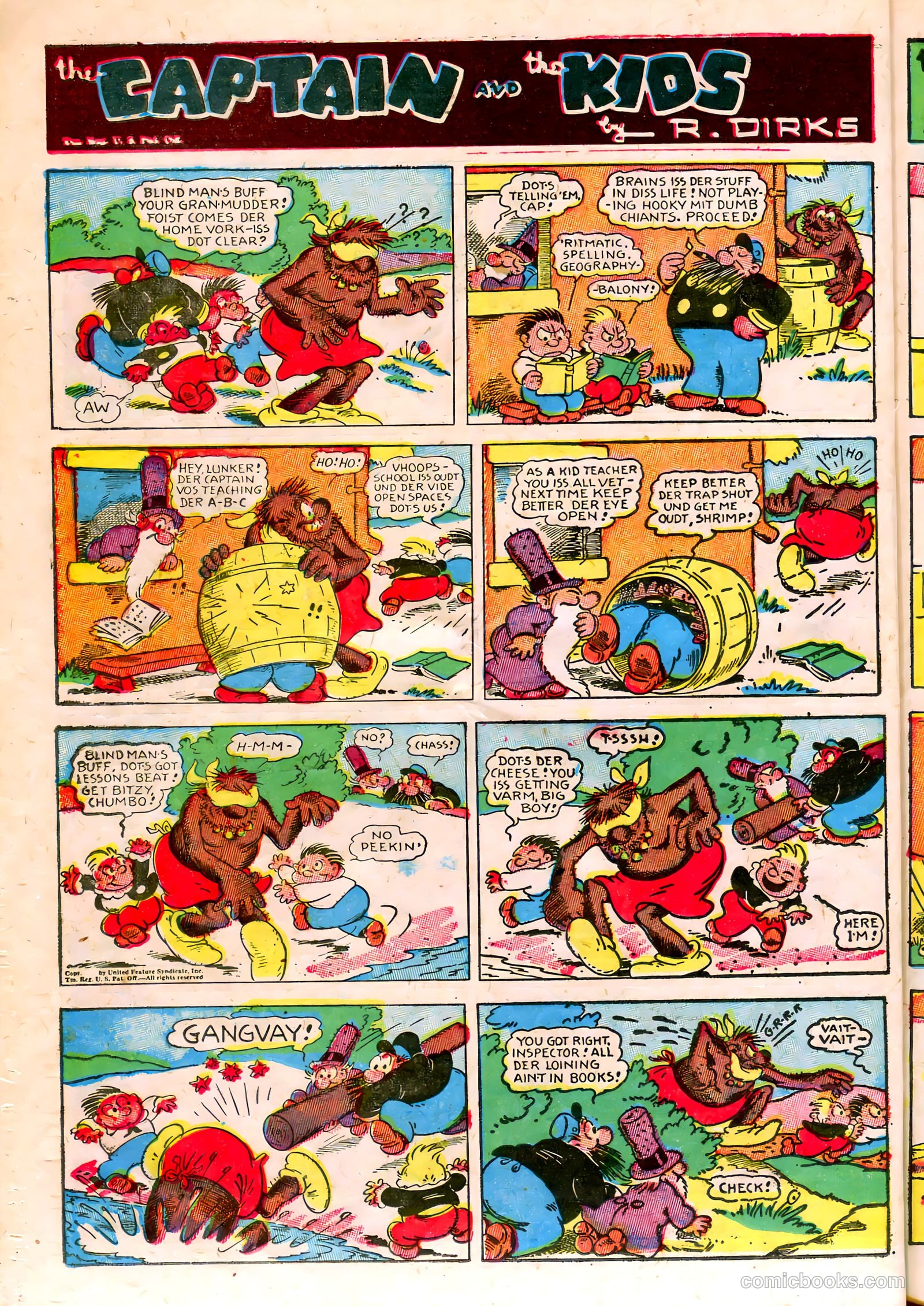 The Captain and the Kids #17 (1949) — page 22 of 36
