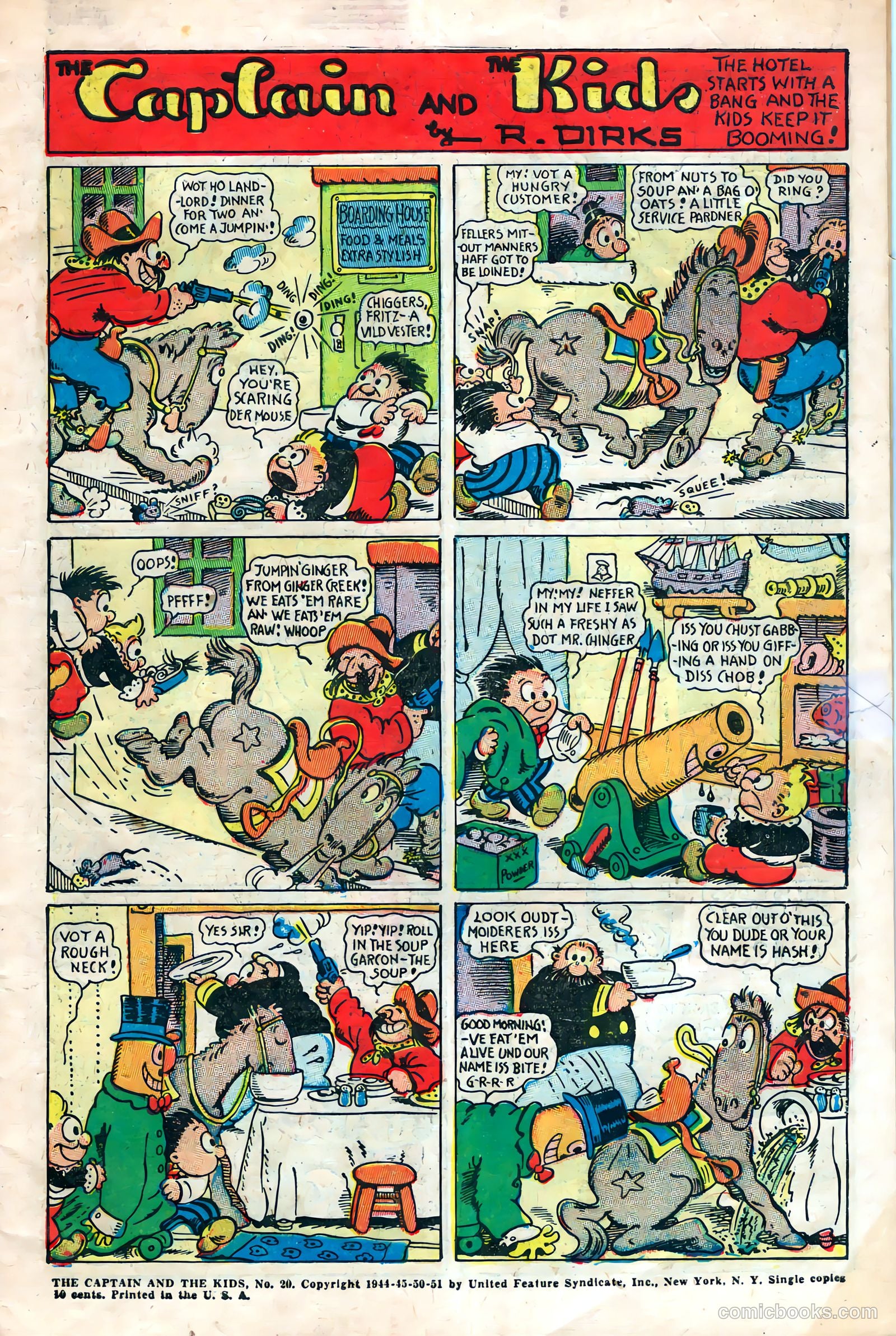 The Captain and the Kids #20 (1950) — page 3 of 36