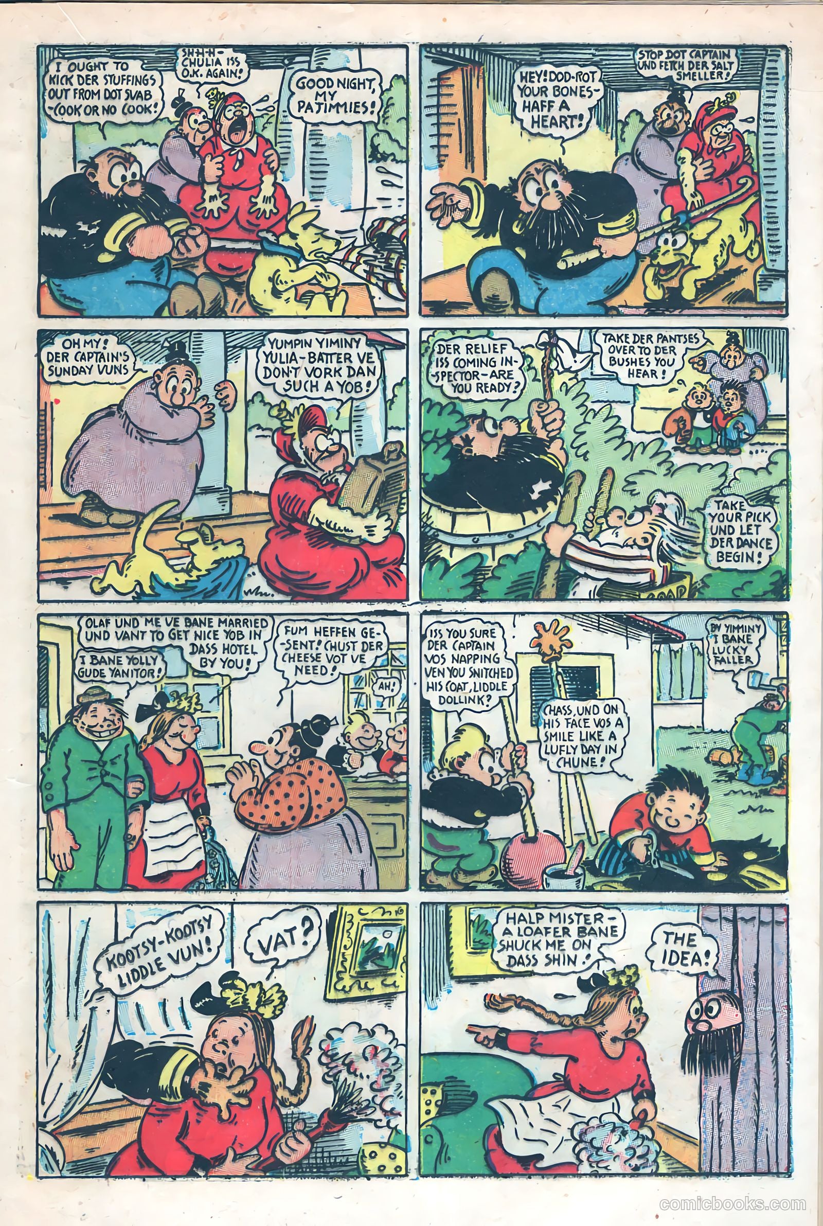 The Captain and the Kids #20 (1950) — page 17 of 36