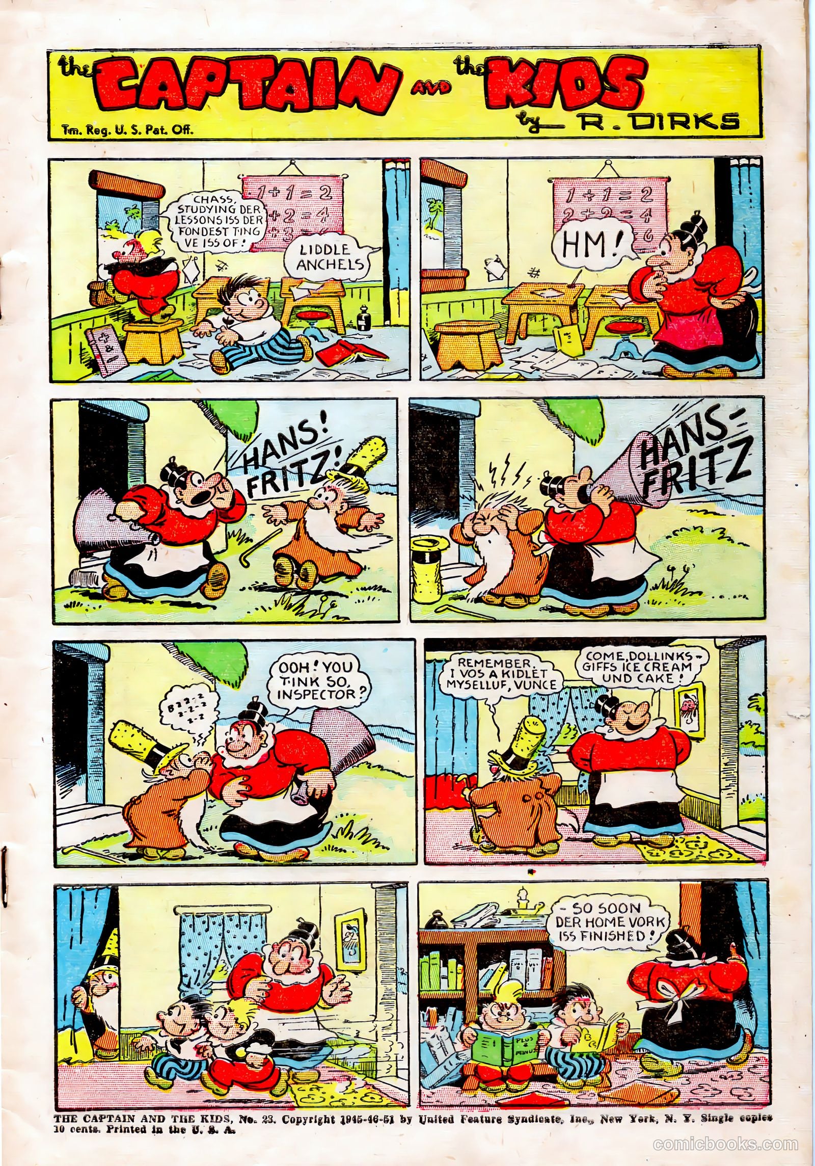 The Captain and the Kids #23 (1951) — page 3 of 36