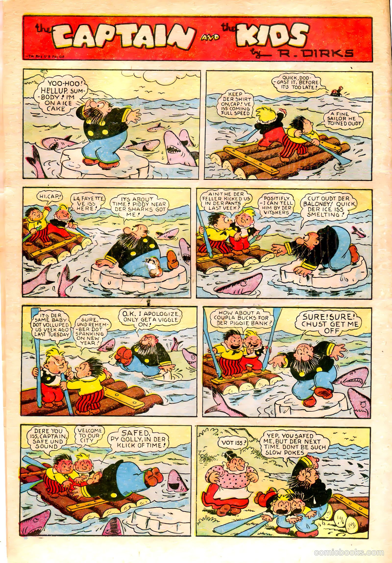 The Captain and the Kids #32 (1953) — page 6 of 36