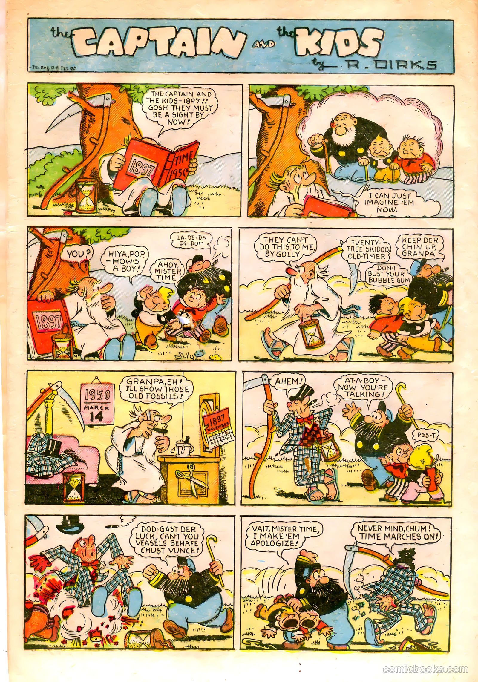 The Captain and the Kids #32 (1953) — page 8 of 36