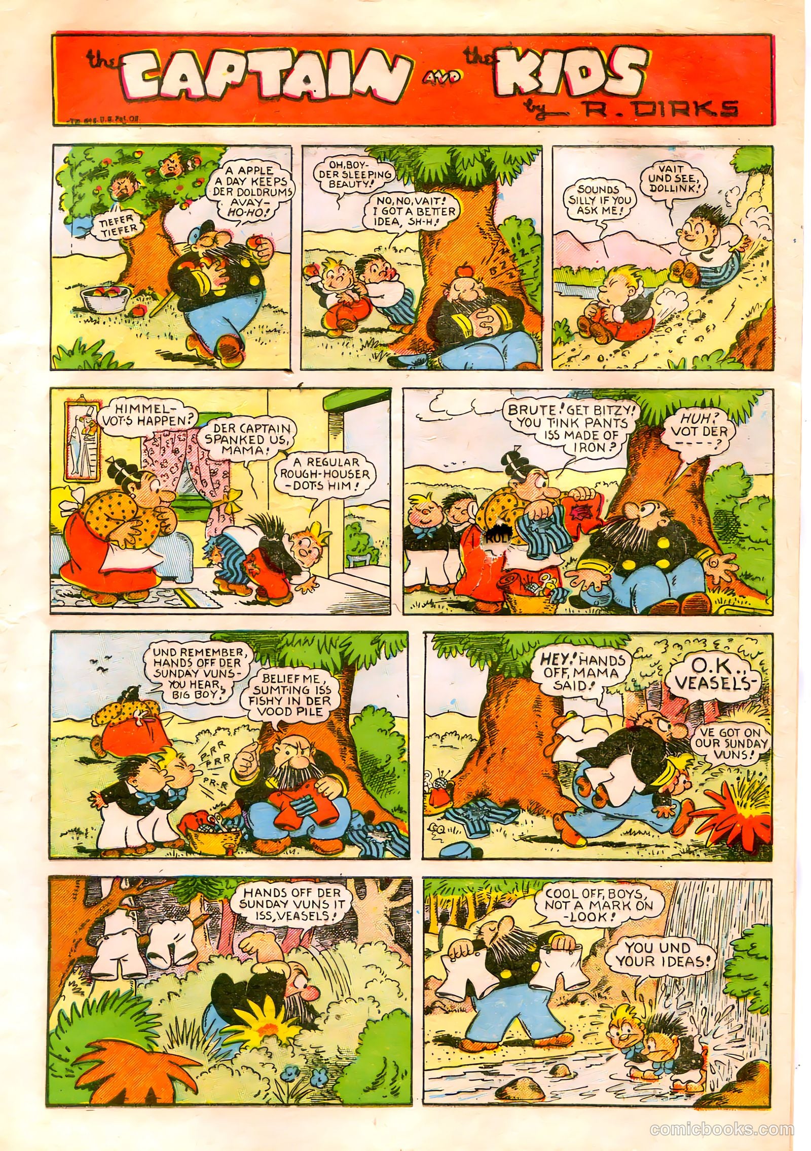 The Captain and the Kids #32 (1953) — page 9 of 36