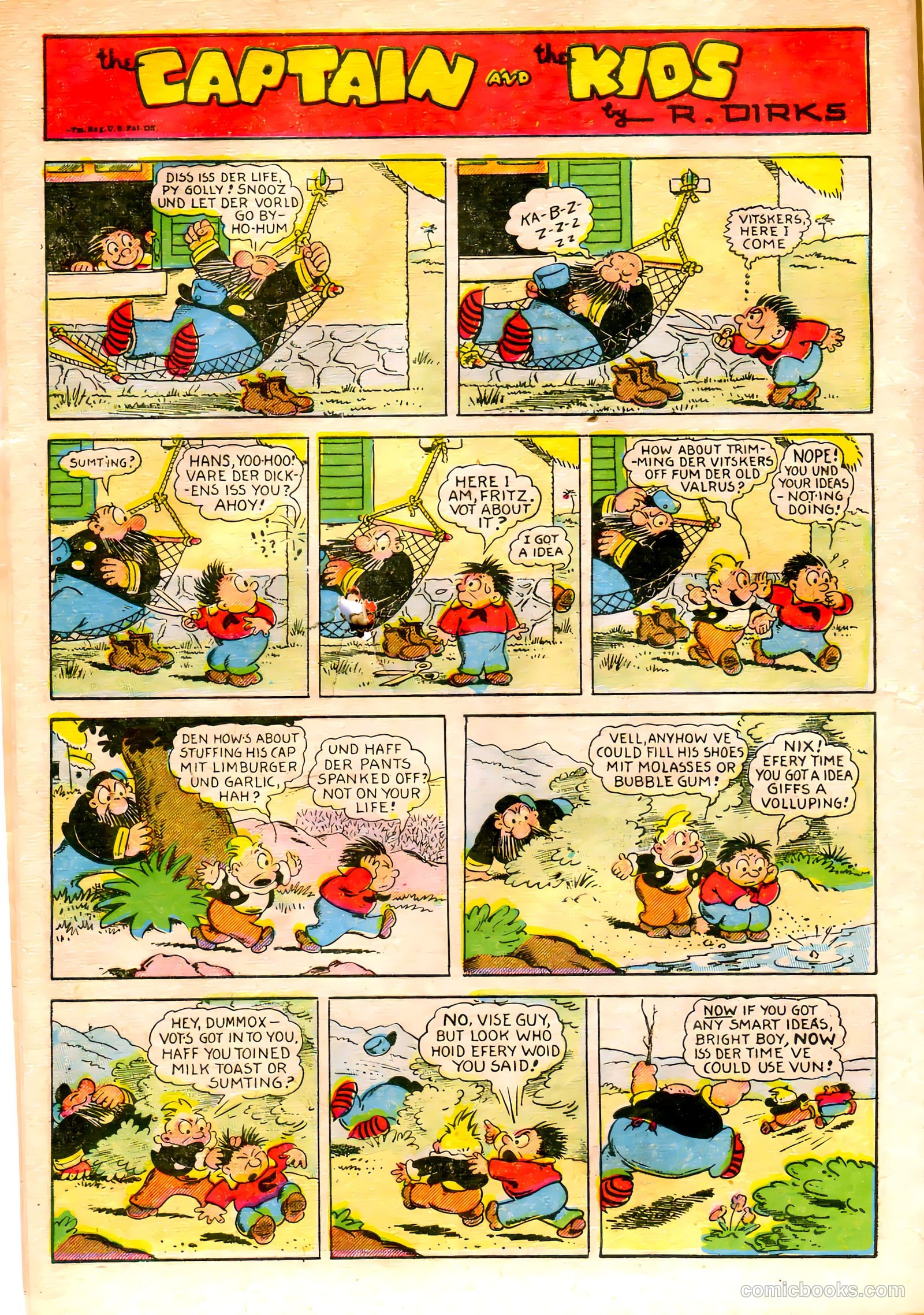The Captain and the Kids #32 (1953) — page 10 of 36
