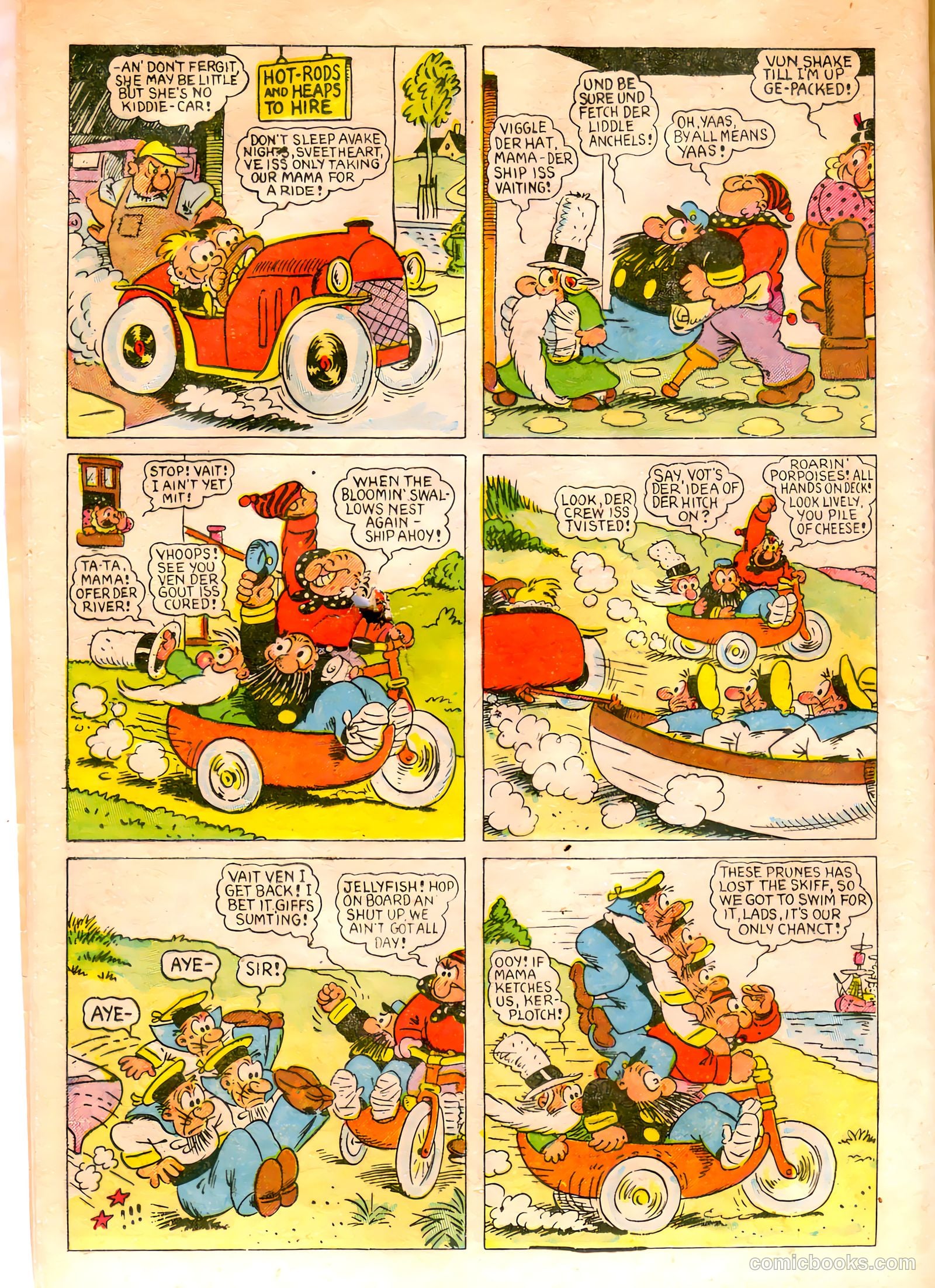 The Captain and the Kids #32 (1953) — page 16 of 36