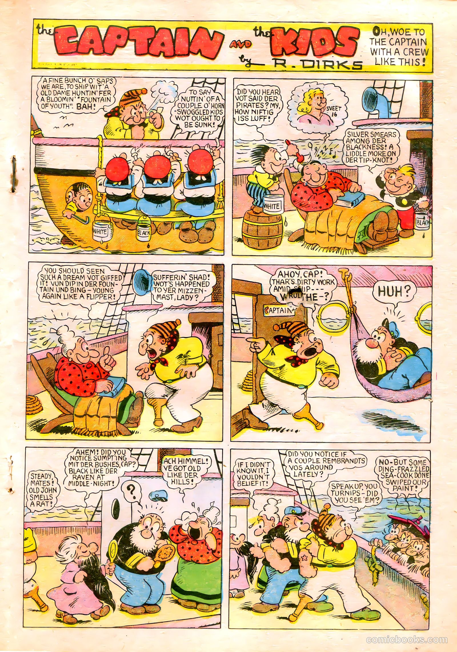 The Captain and the Kids #32 (1953) — page 19 of 36
