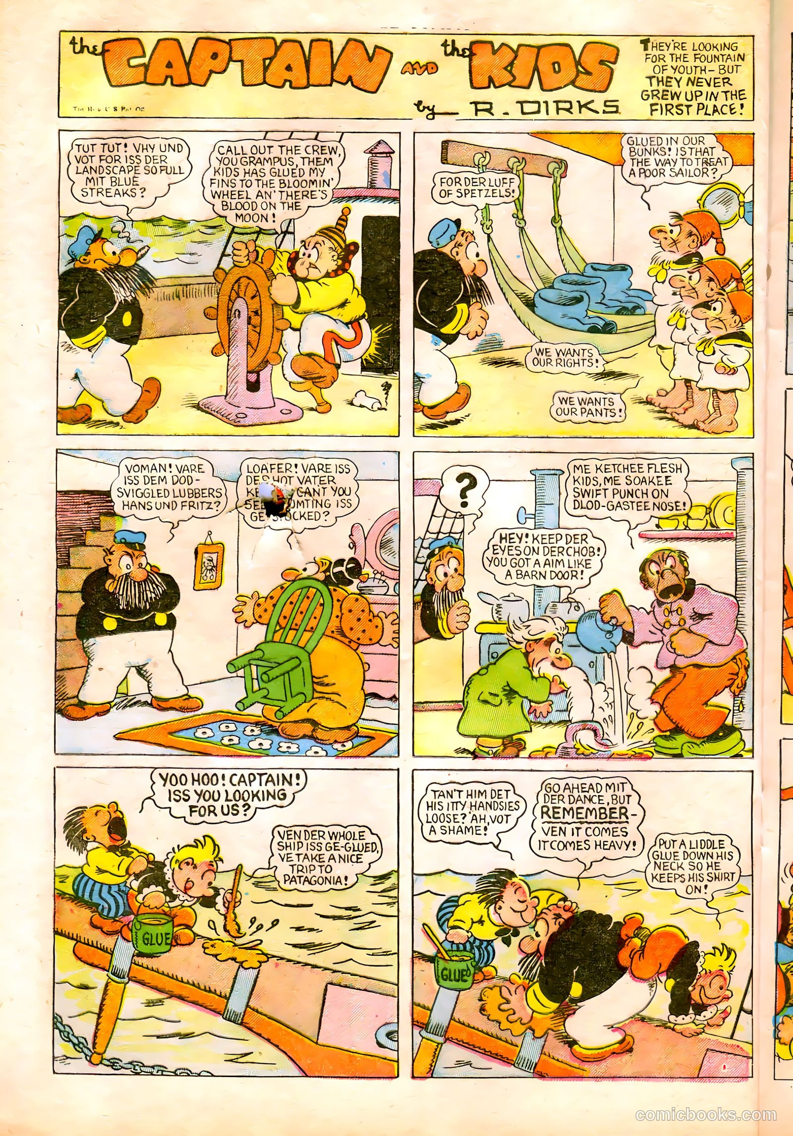 The Captain and the Kids #32 (1953) — page 24 of 36