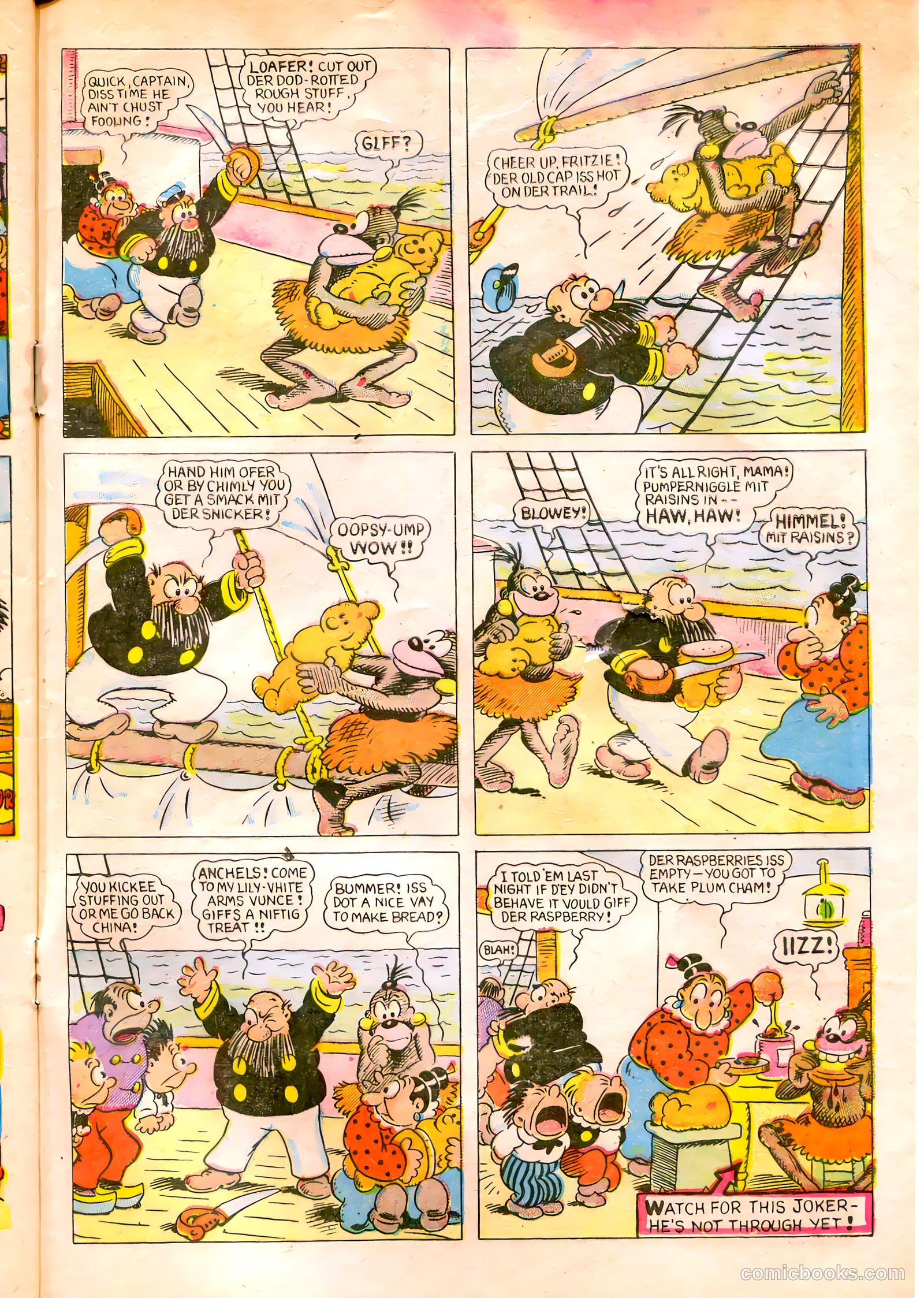 The Captain and the Kids #32 (1953) — page 33 of 36