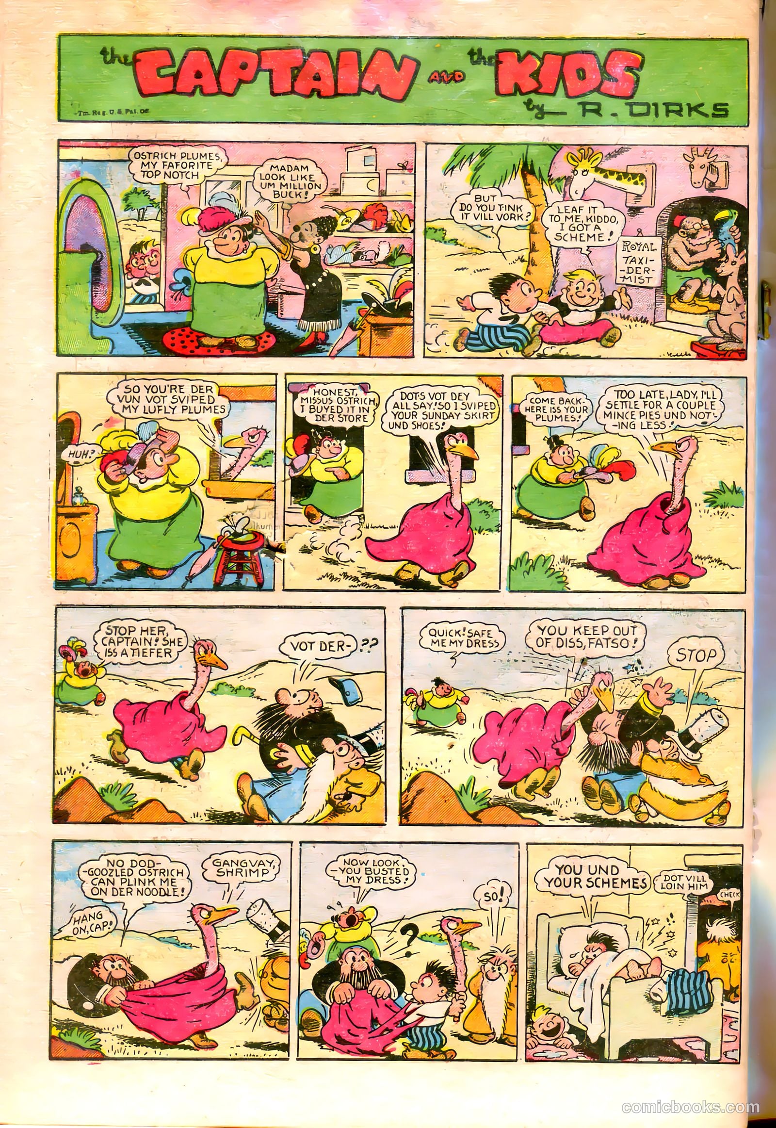 The Captain and the Kids #32 (1953) — page 34 of 36