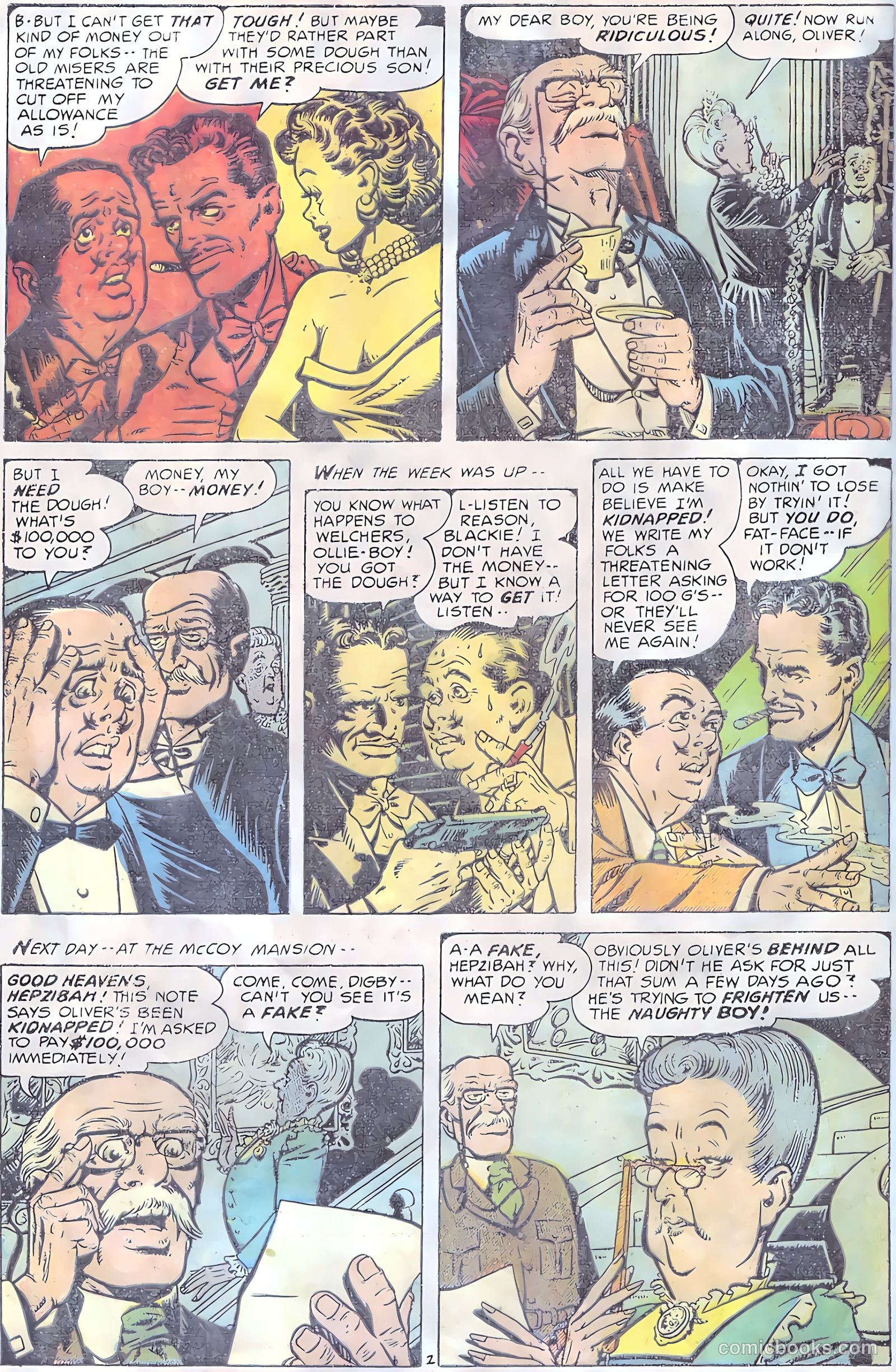 The Clutching Hand #1 (1954) — page 4 of 36