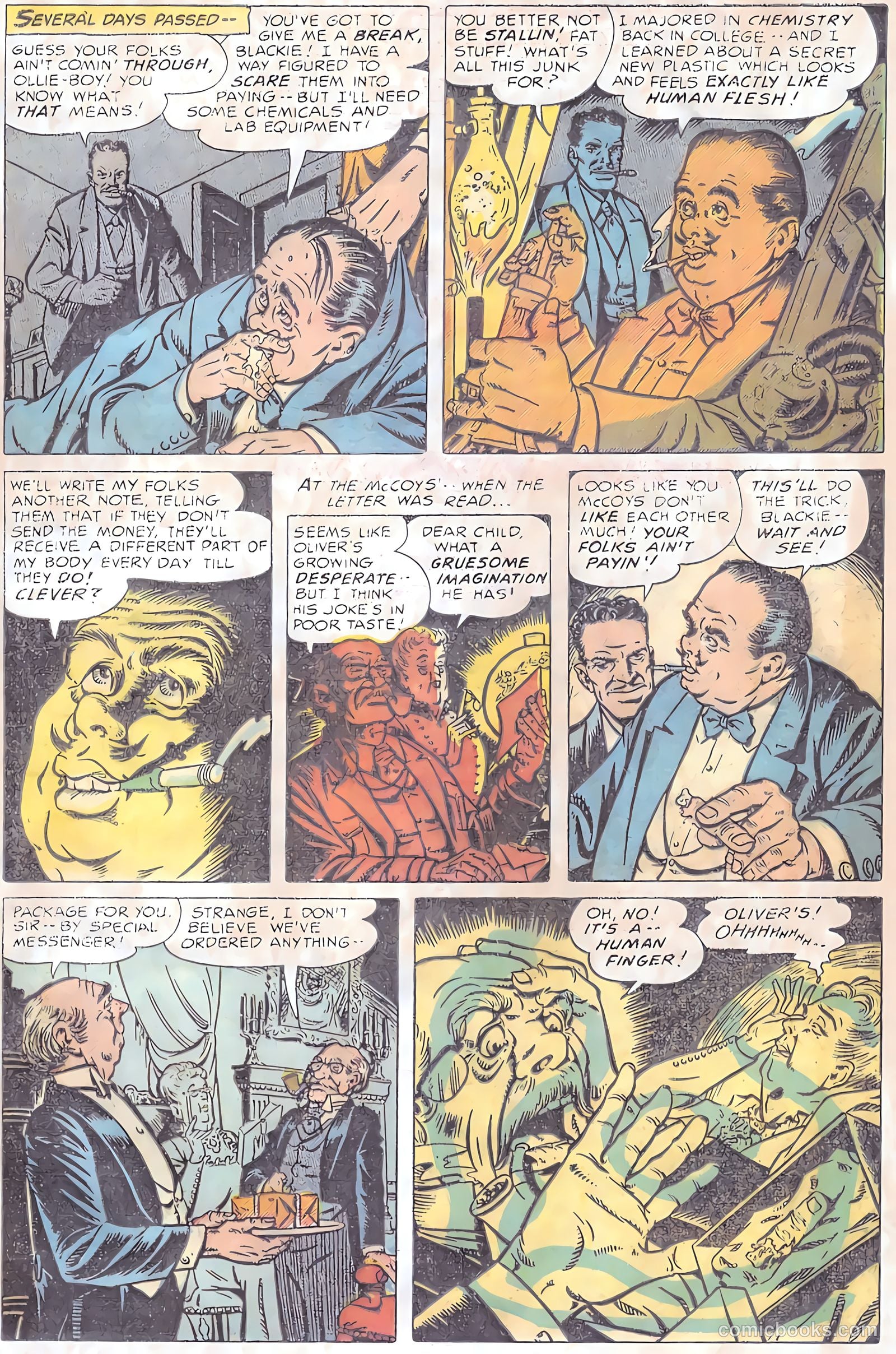 The Clutching Hand #1 (1954) — page 5 of 36
