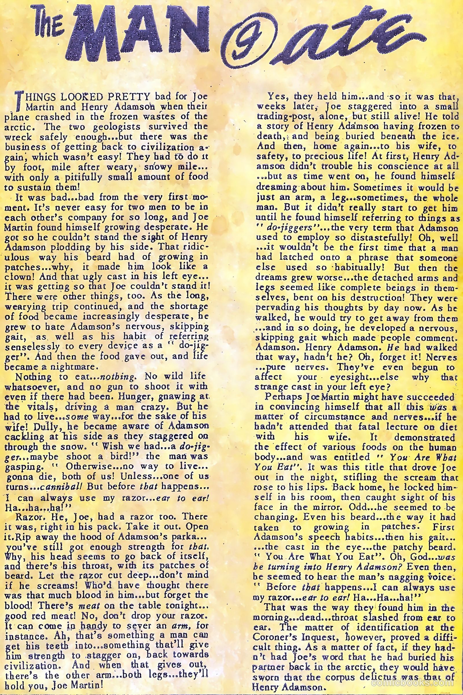 The Clutching Hand #1 (1954) — page 20 of 36