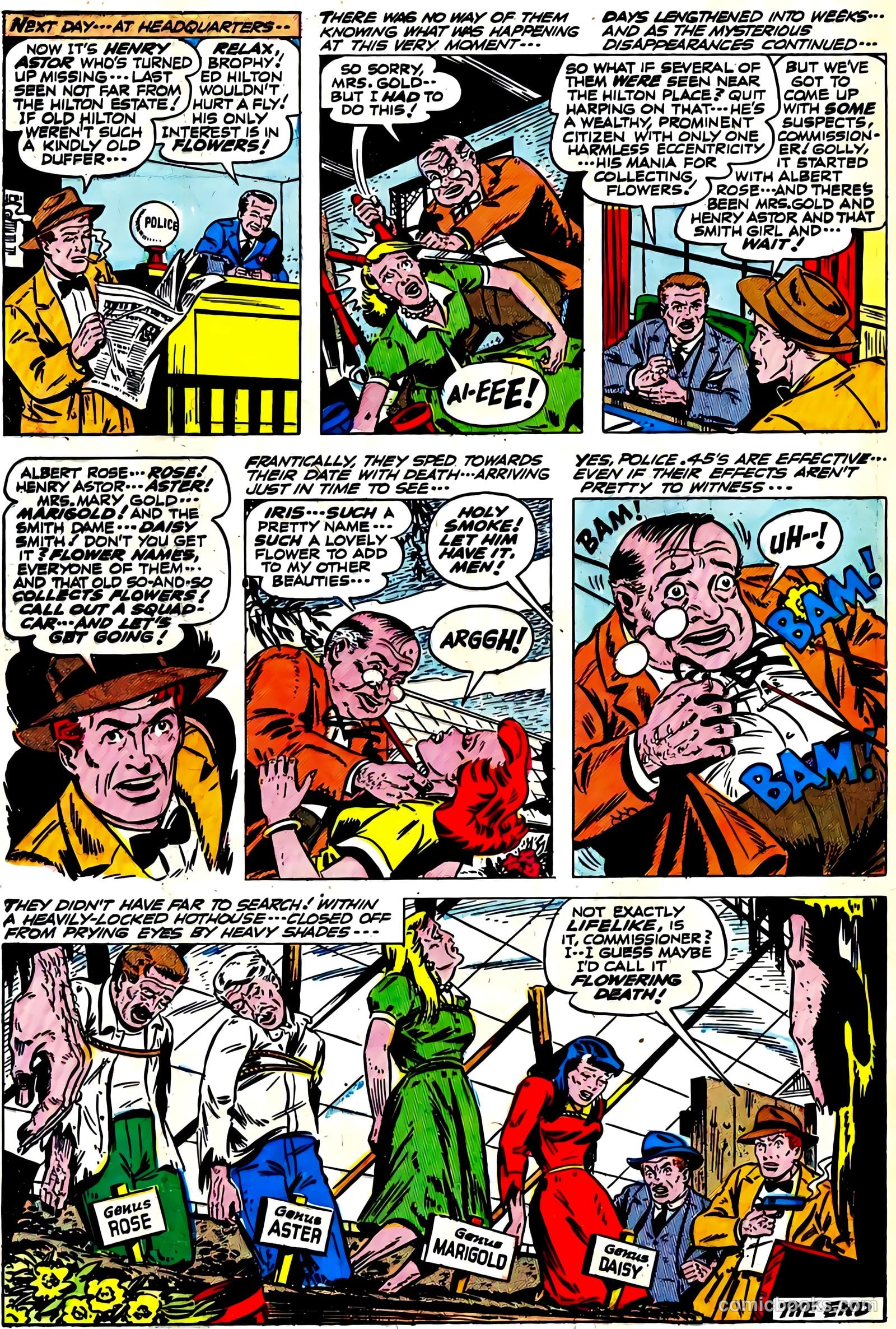 The Clutching Hand #1 (1954) — page 28 of 36