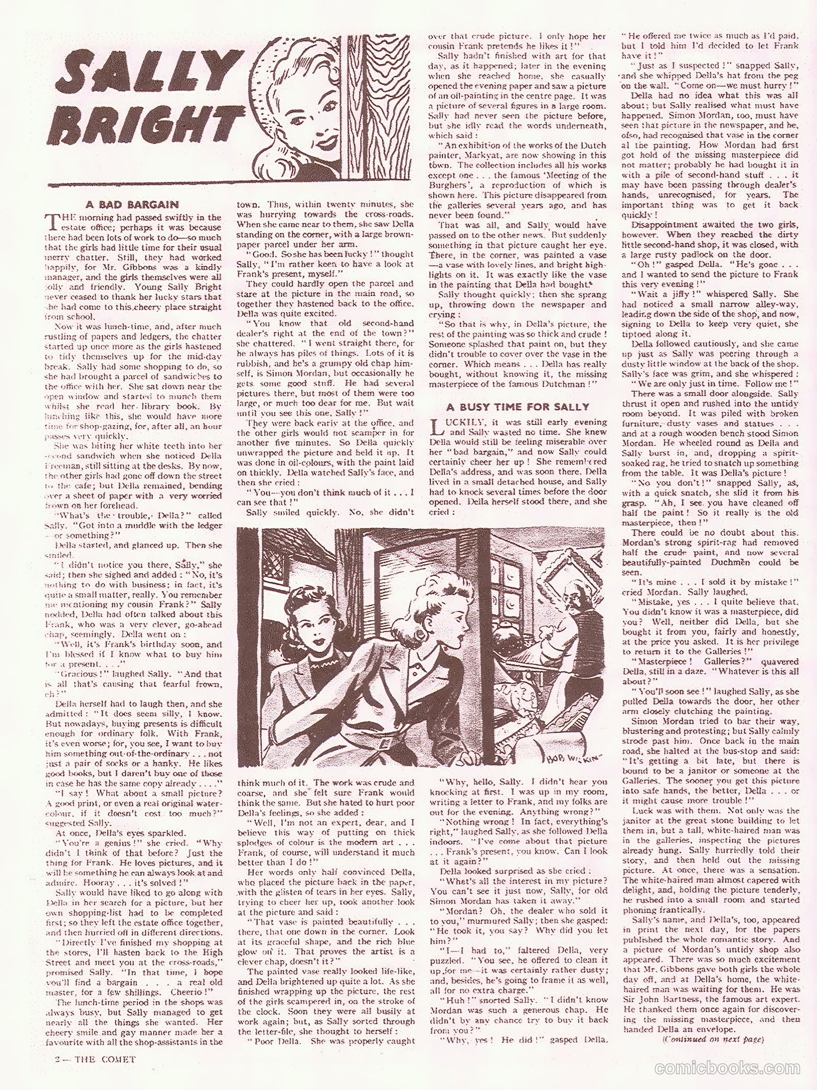 The Comet #22 (1947) — page 2 of 8