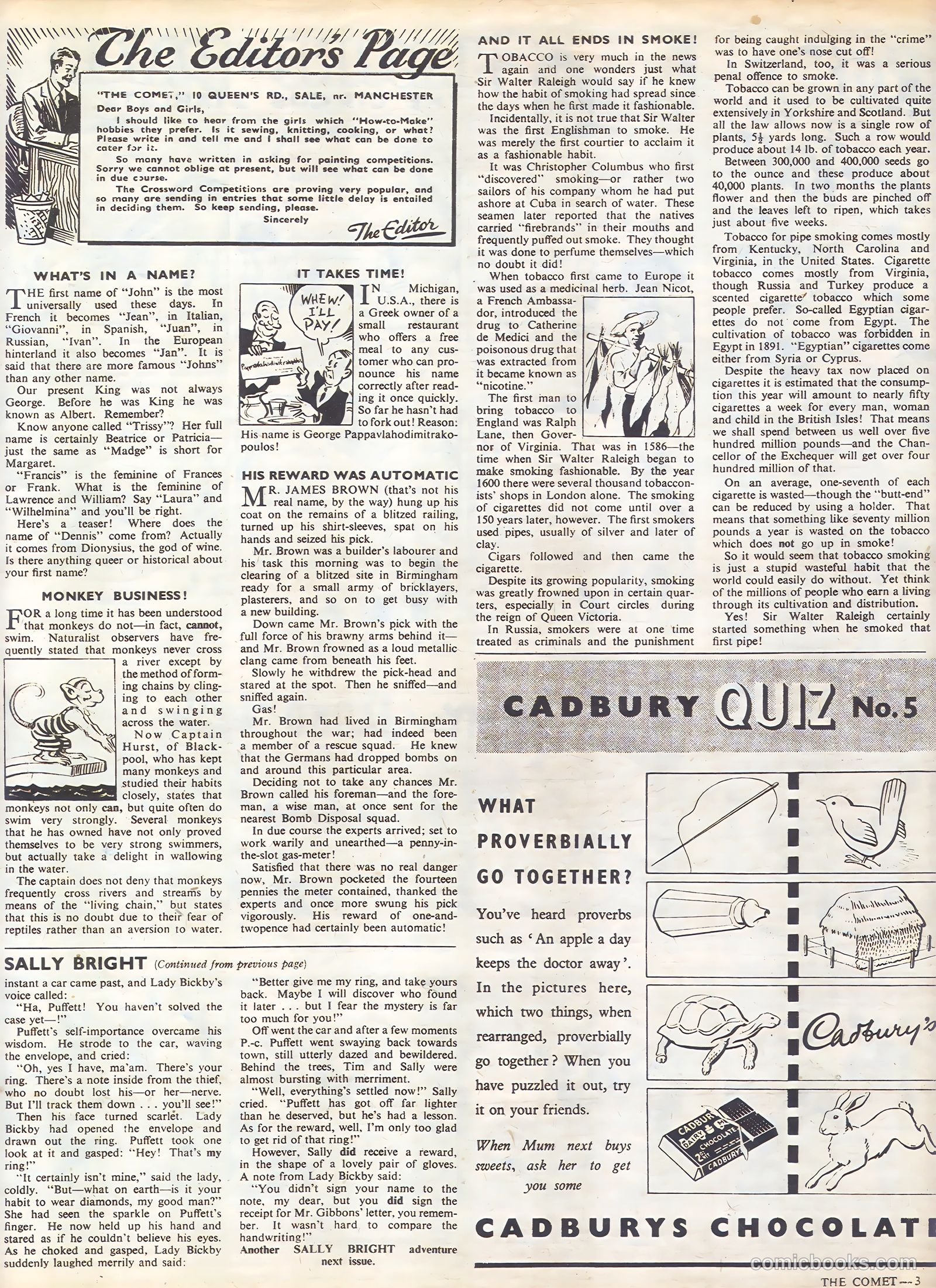 The Comet #27 (1947) — page 3 of 8
