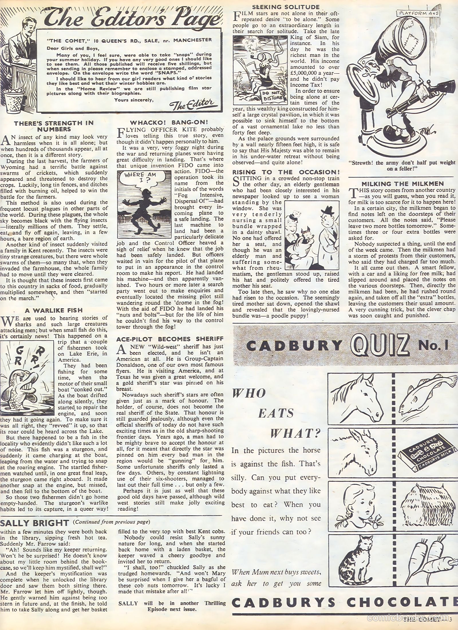 The Comet #29 (1947) — page 3 of 8