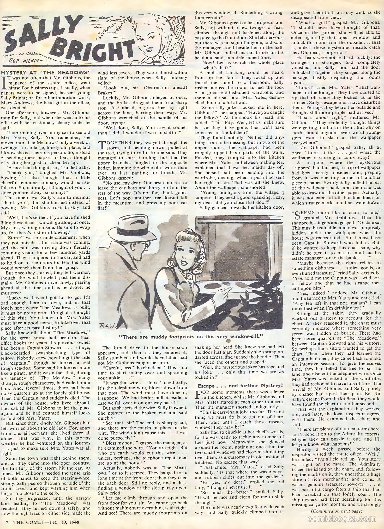 The Comet #37 (1948) — page 2 of 8