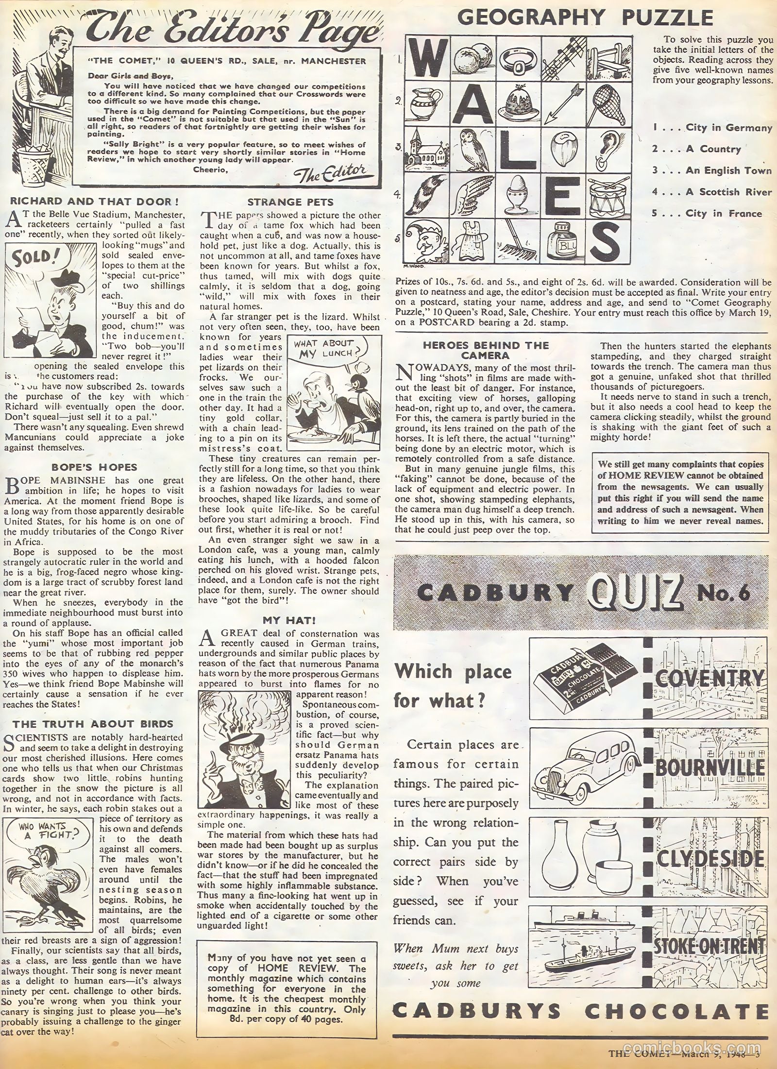 The Comet #39 (1948) — page 3 of 8