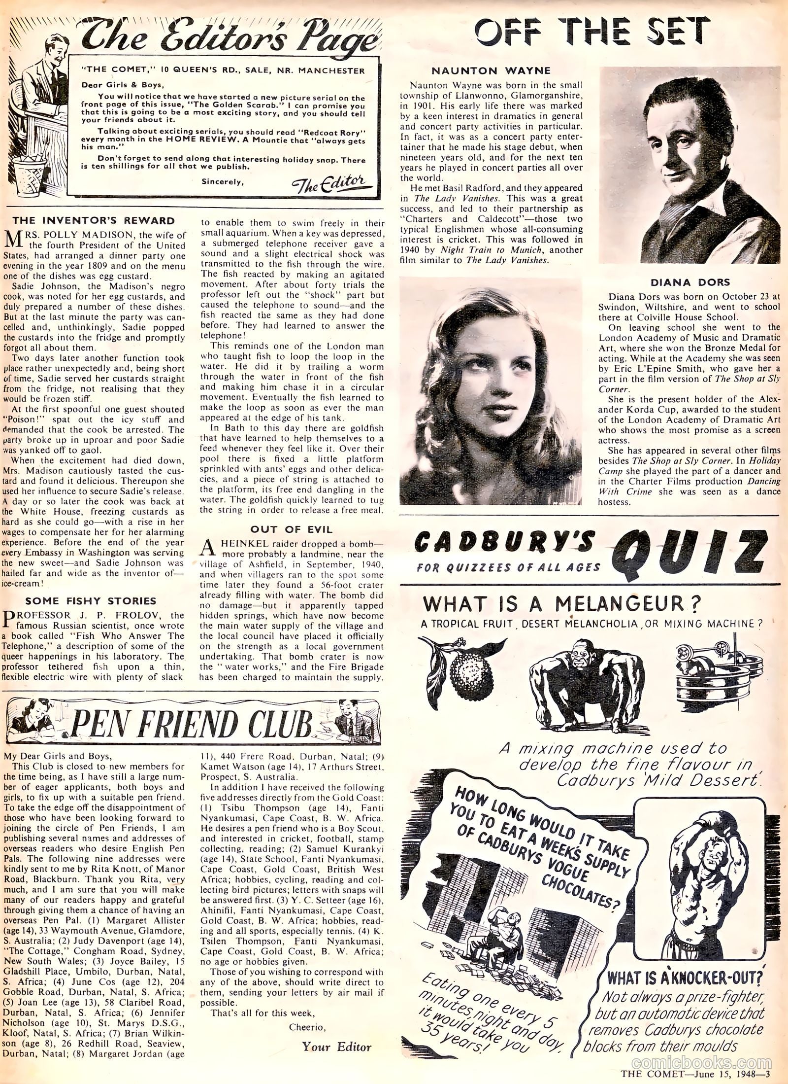 The Comet #46 (1948) — page 3 of 8