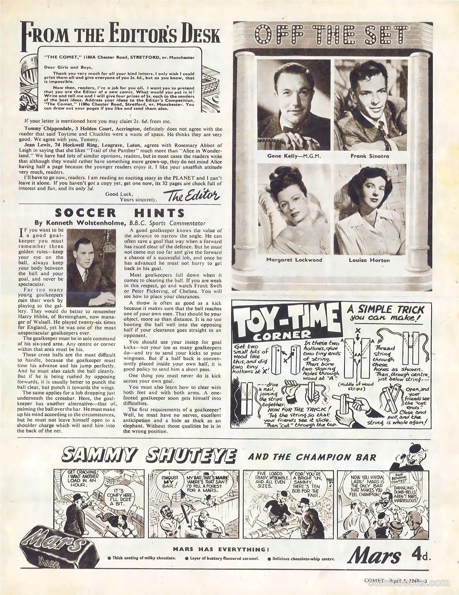 The Comet #67 (1949) — page 3 of 7