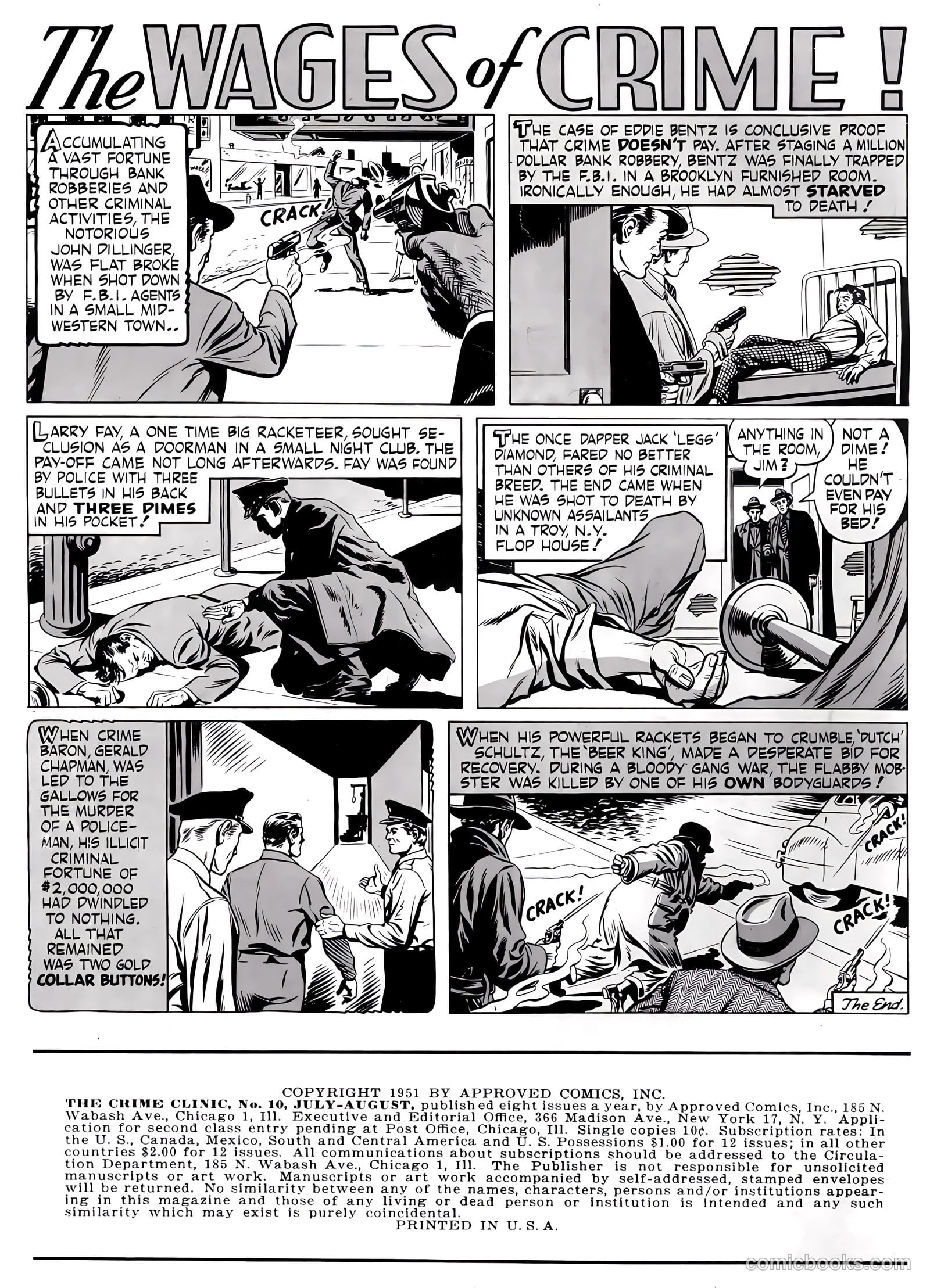 Crime Clinic #1 (1951) — page 2 of 36
