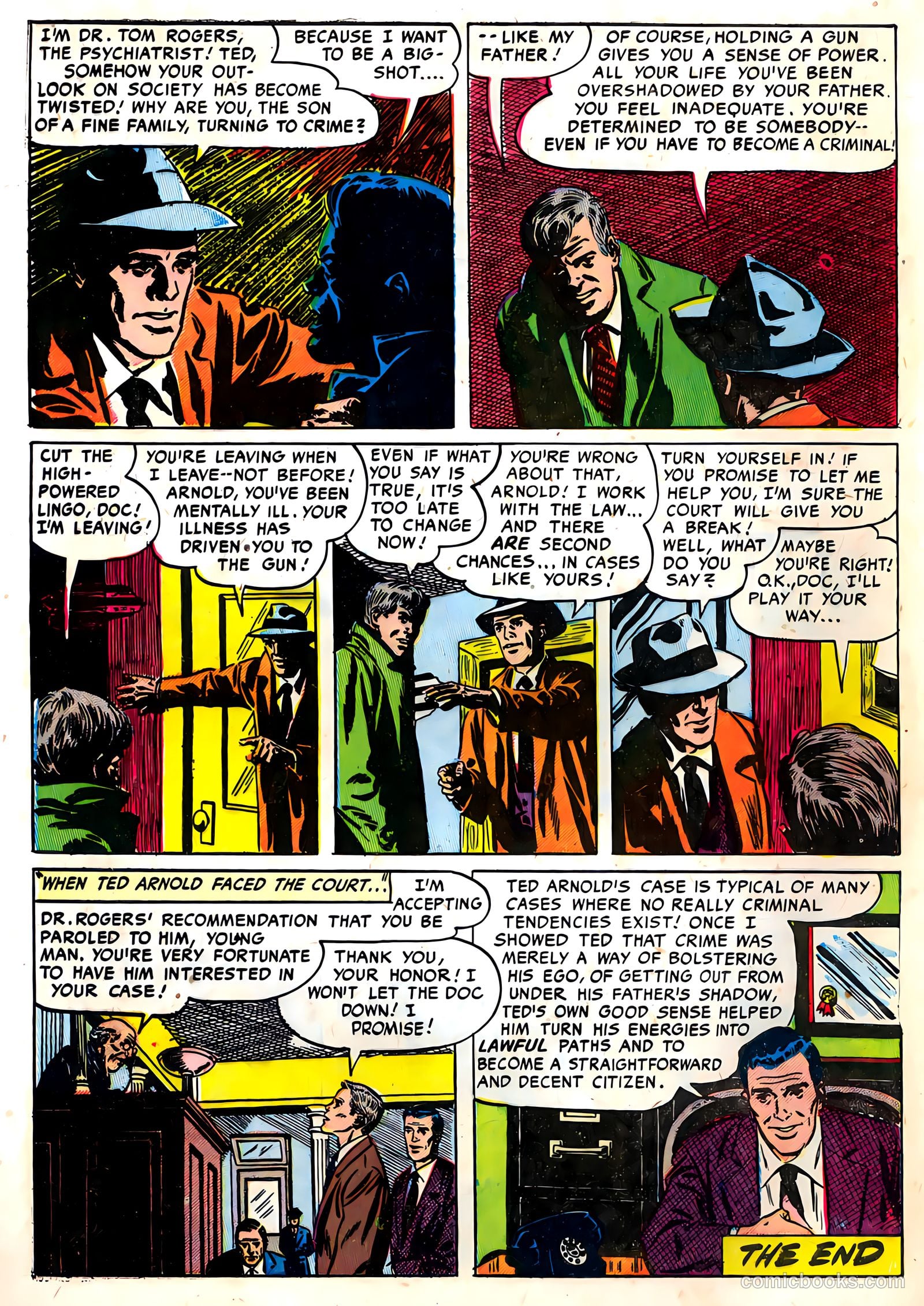 Crime Clinic #1 (1951) — page 32 of 36