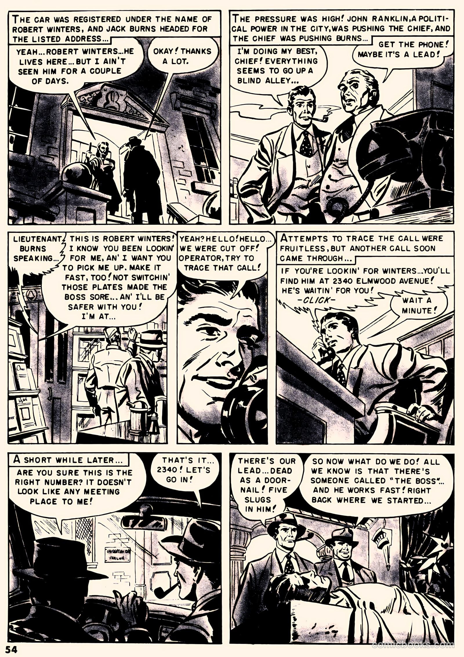 The Crime Machine #1 (1971) — page 54 of 68