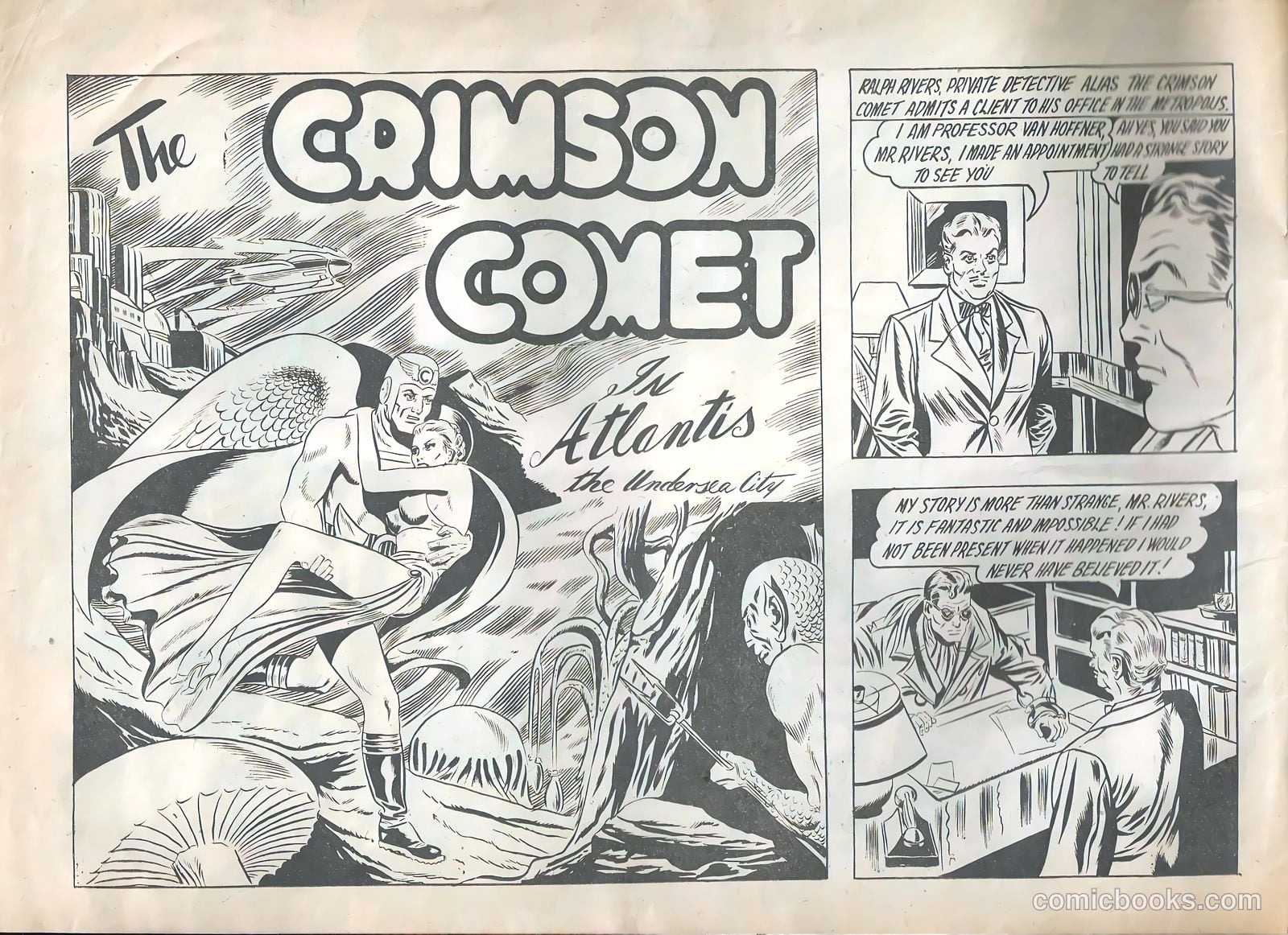 The Crimson Comet Comic #18 (1950) — page 2 of 28