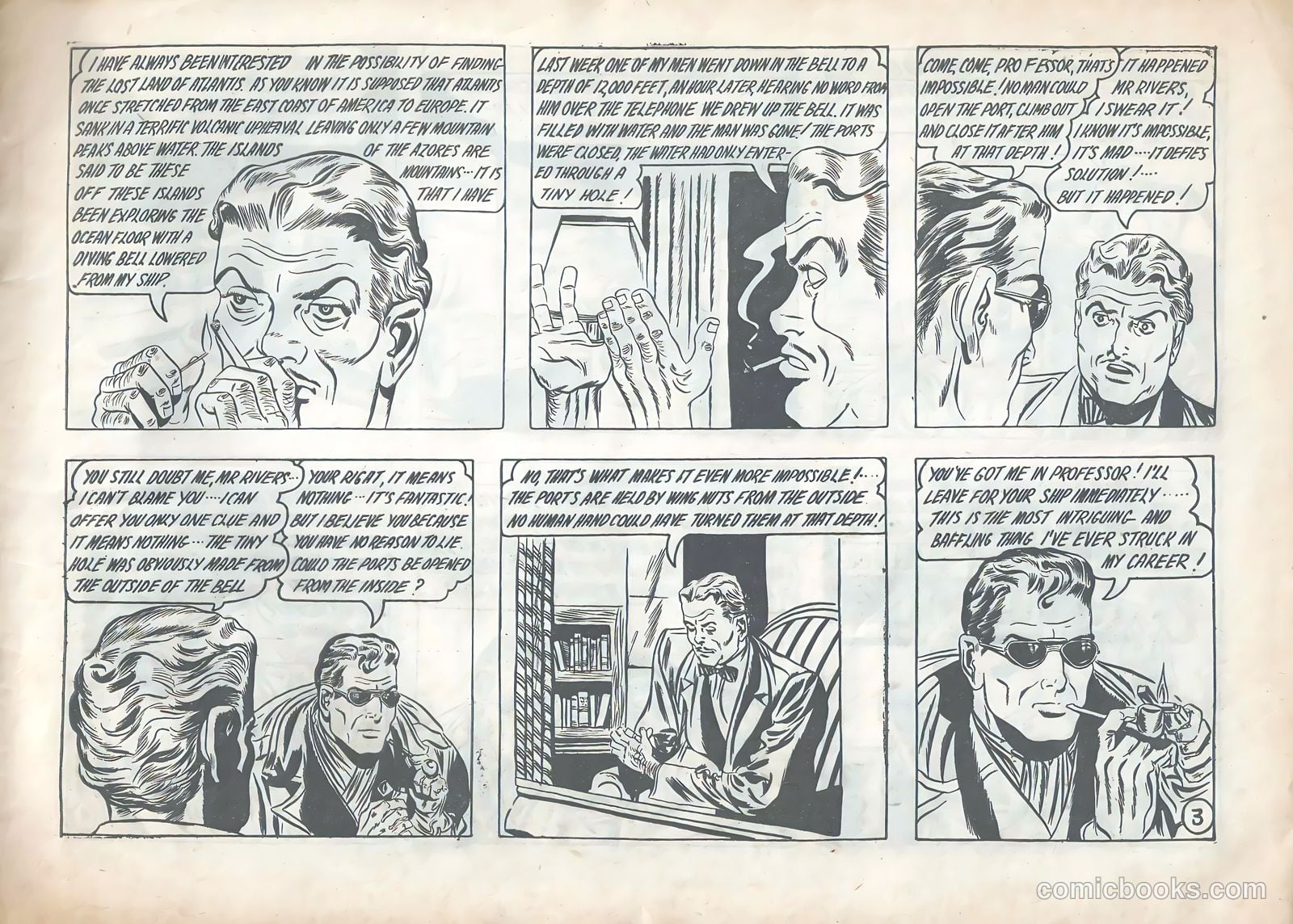 The Crimson Comet Comic #18 (1950) — page 3 of 28