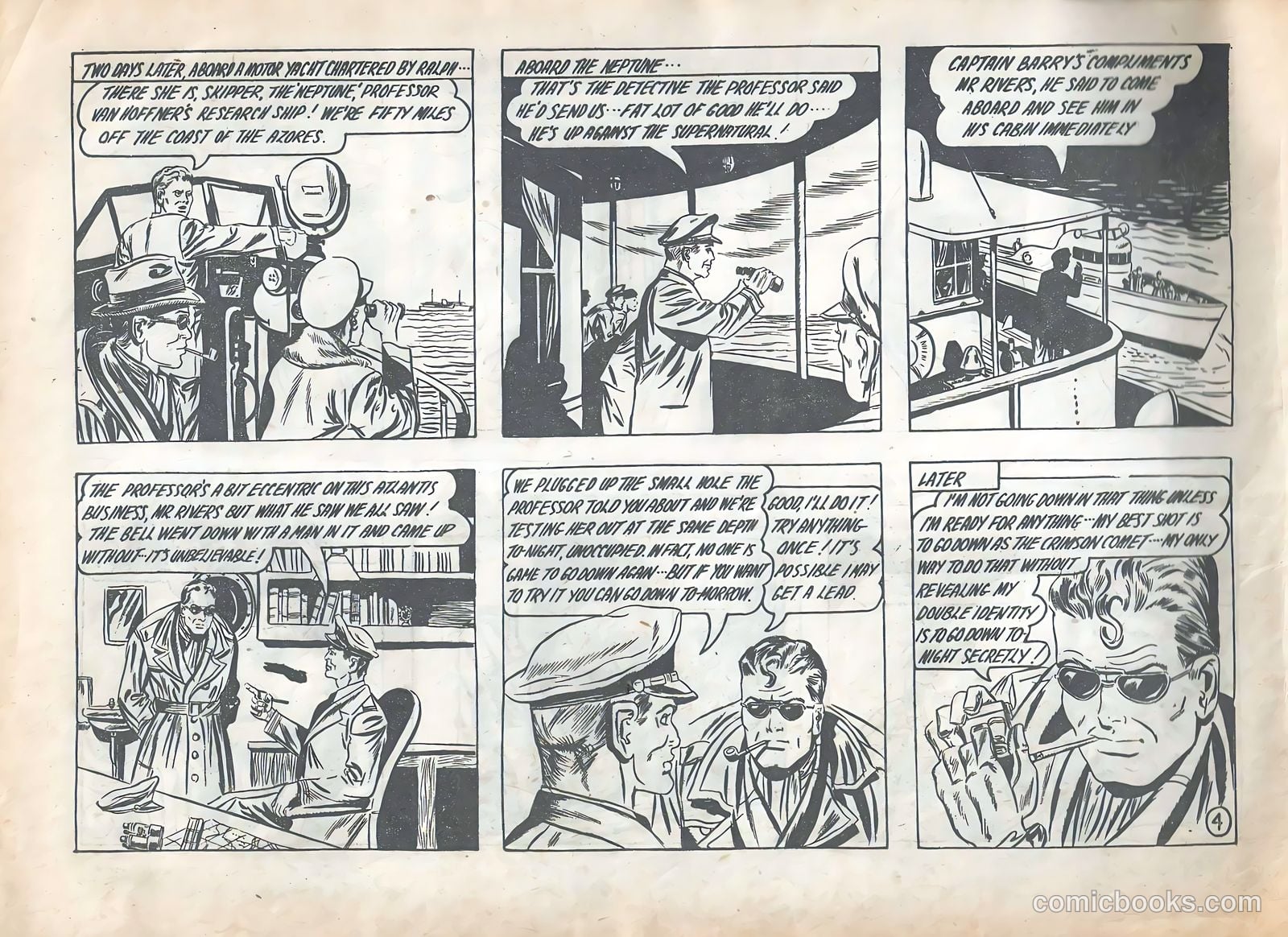 The Crimson Comet Comic #18 (1950) — page 4 of 28