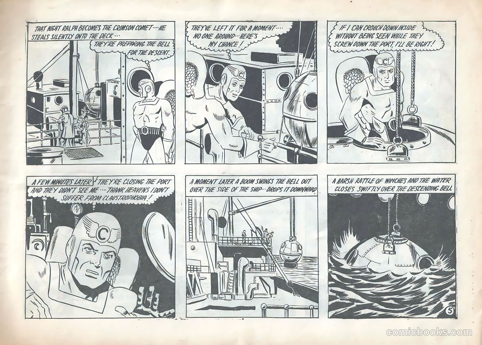 The Crimson Comet Comic #18 (1950) — page 5 of 28