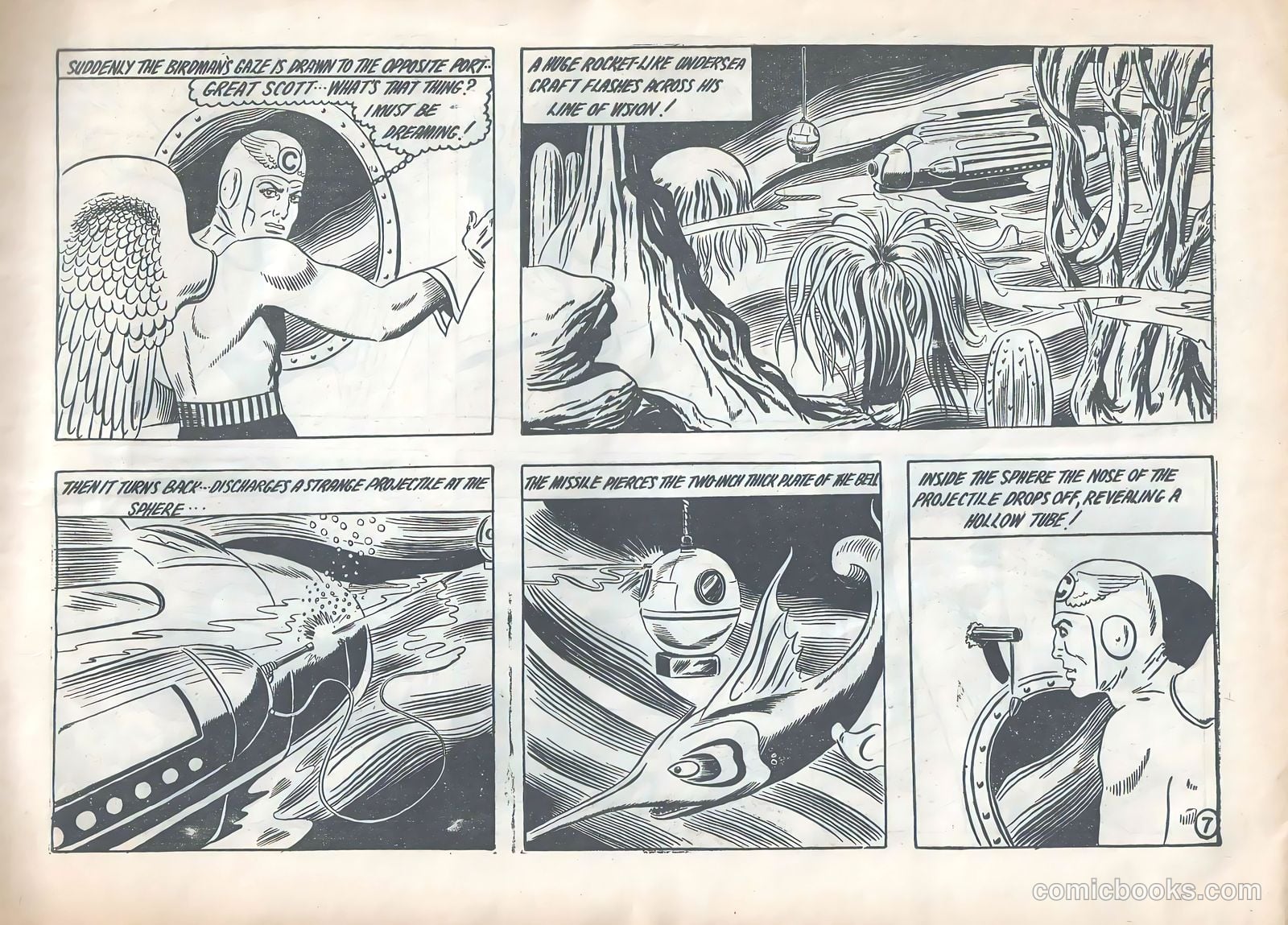 The Crimson Comet Comic #18 (1950) — page 7 of 28