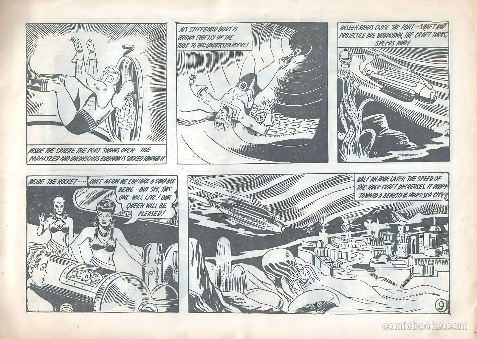 The Crimson Comet Comic #18 (1950) — page 9 of 28
