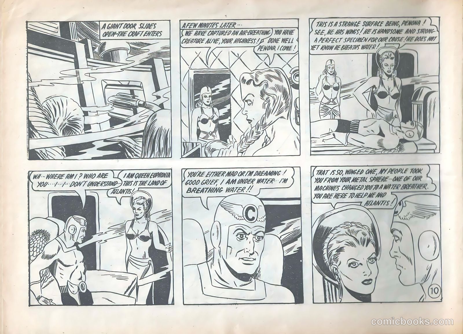 The Crimson Comet Comic #18 (1950) — page 10 of 28