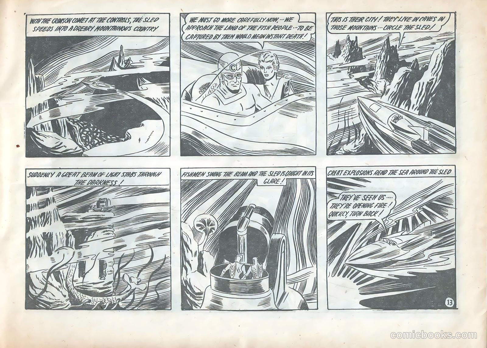 The Crimson Comet Comic #18 (1950) — page 13 of 28