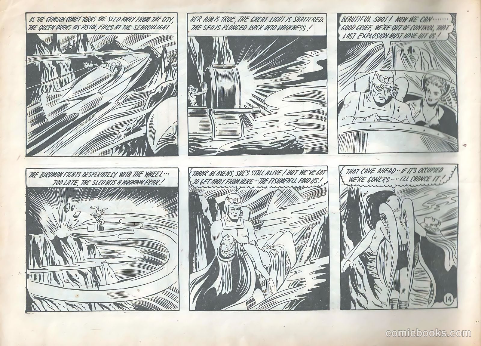 The Crimson Comet Comic #18 (1950) — page 14 of 28