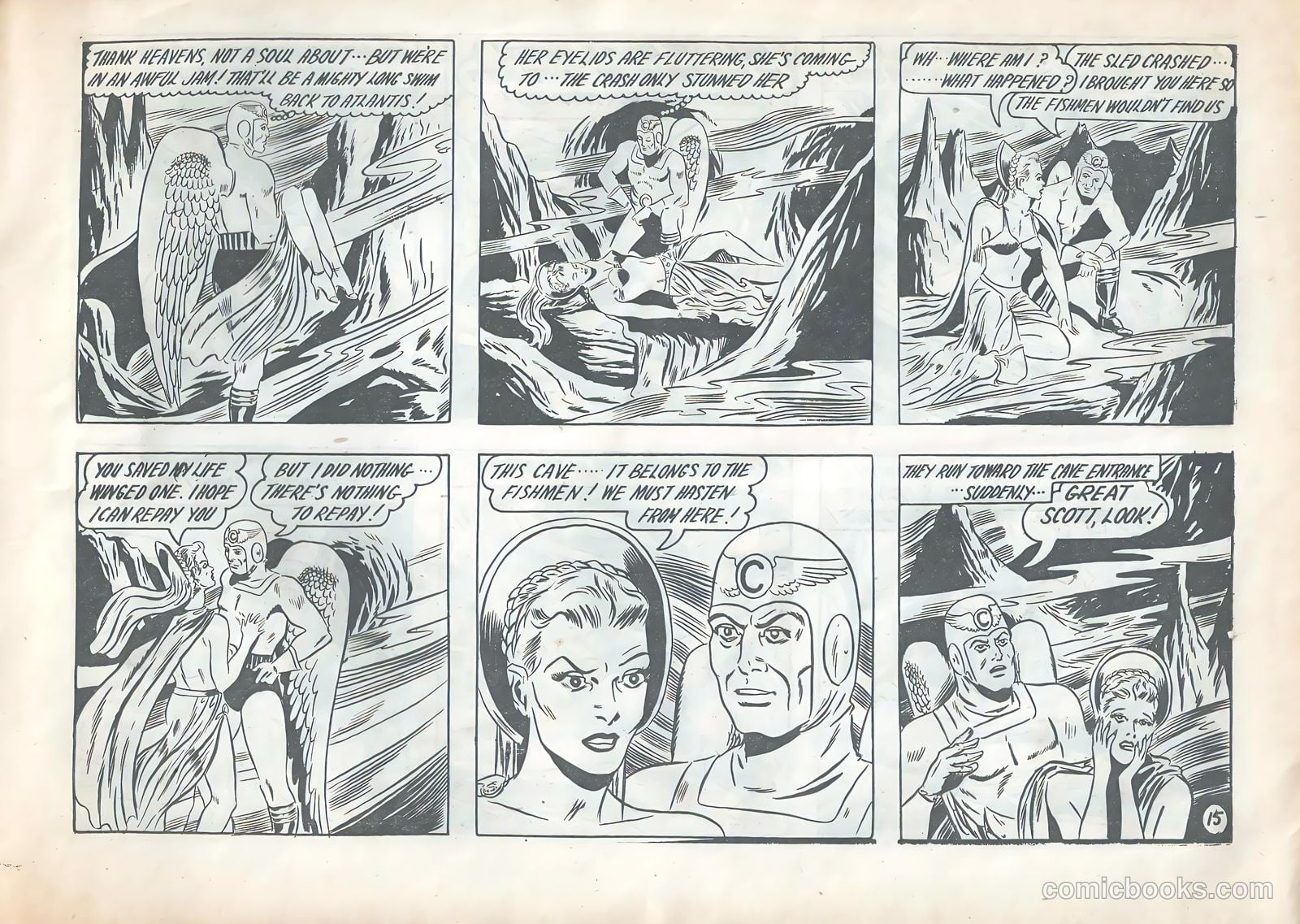 The Crimson Comet Comic #18 (1950) — page 15 of 28