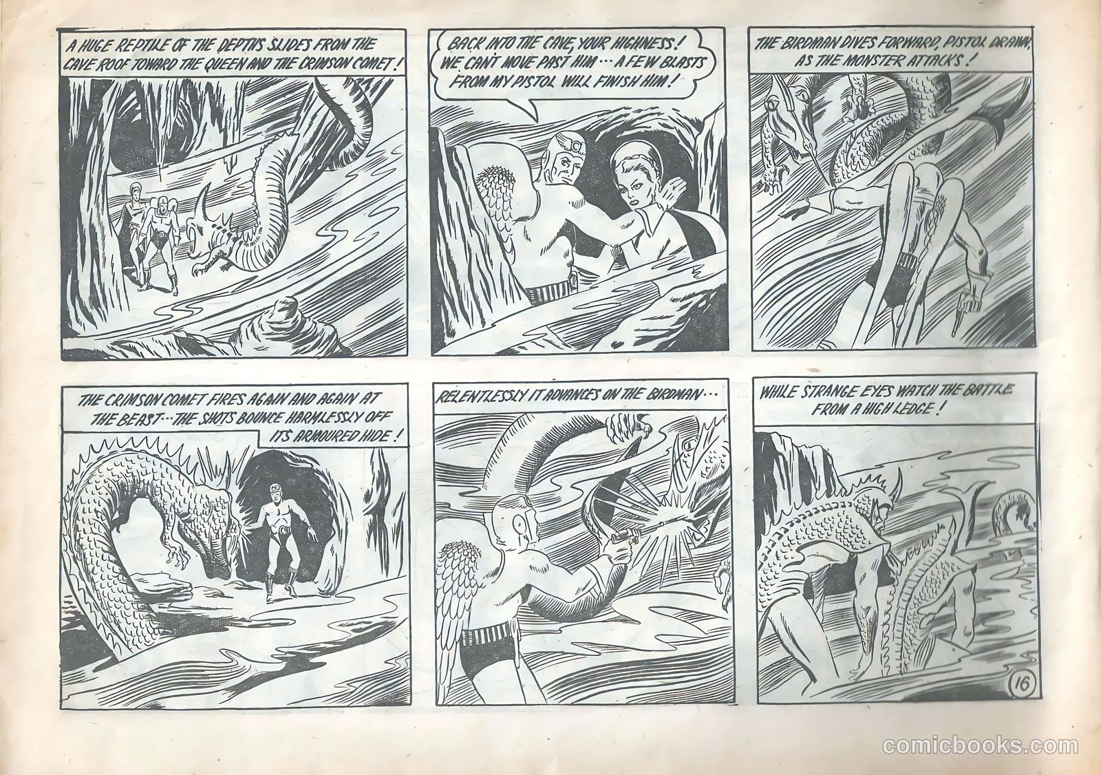 The Crimson Comet Comic #18 (1950) — page 16 of 28