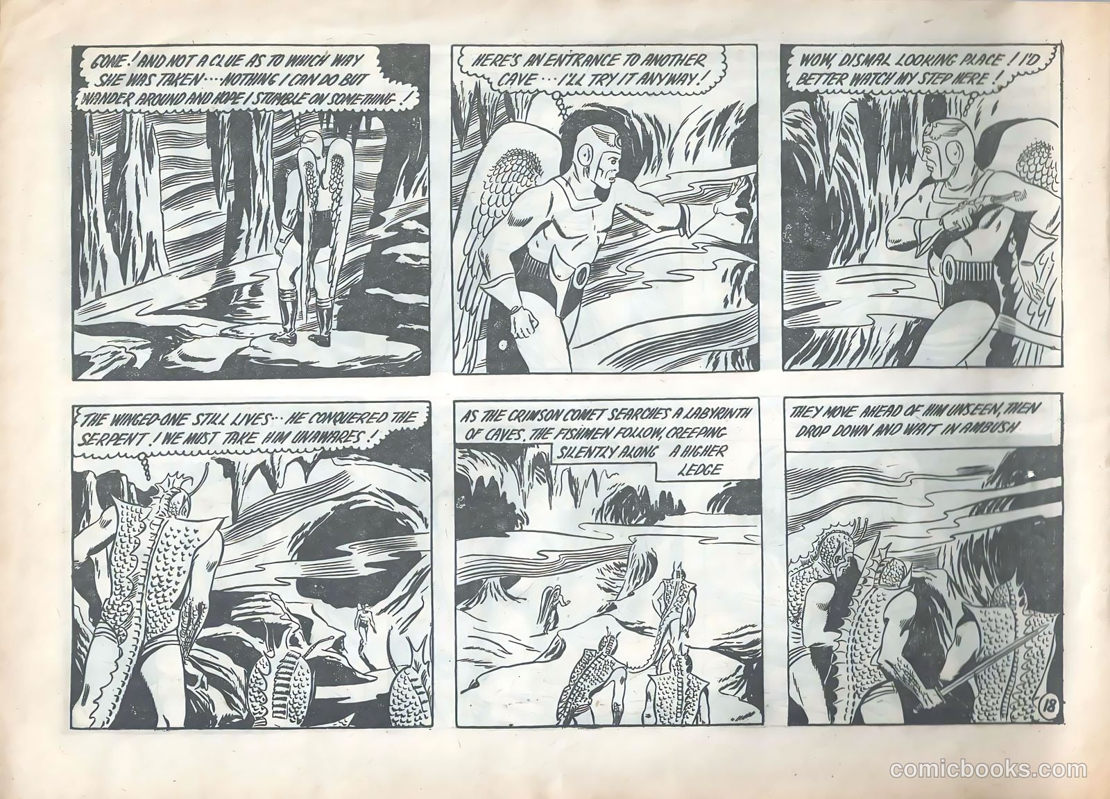 The Crimson Comet Comic #18 (1950) — page 18 of 28