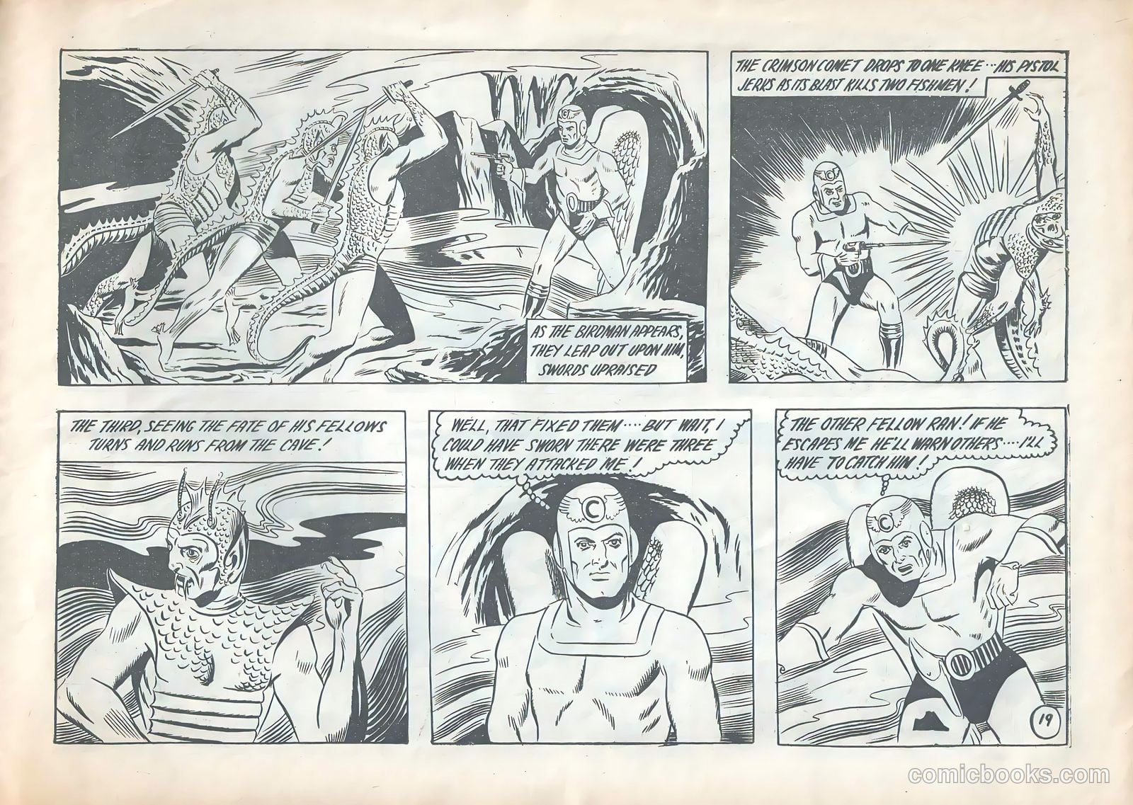 The Crimson Comet Comic #18 (1950) — page 19 of 28