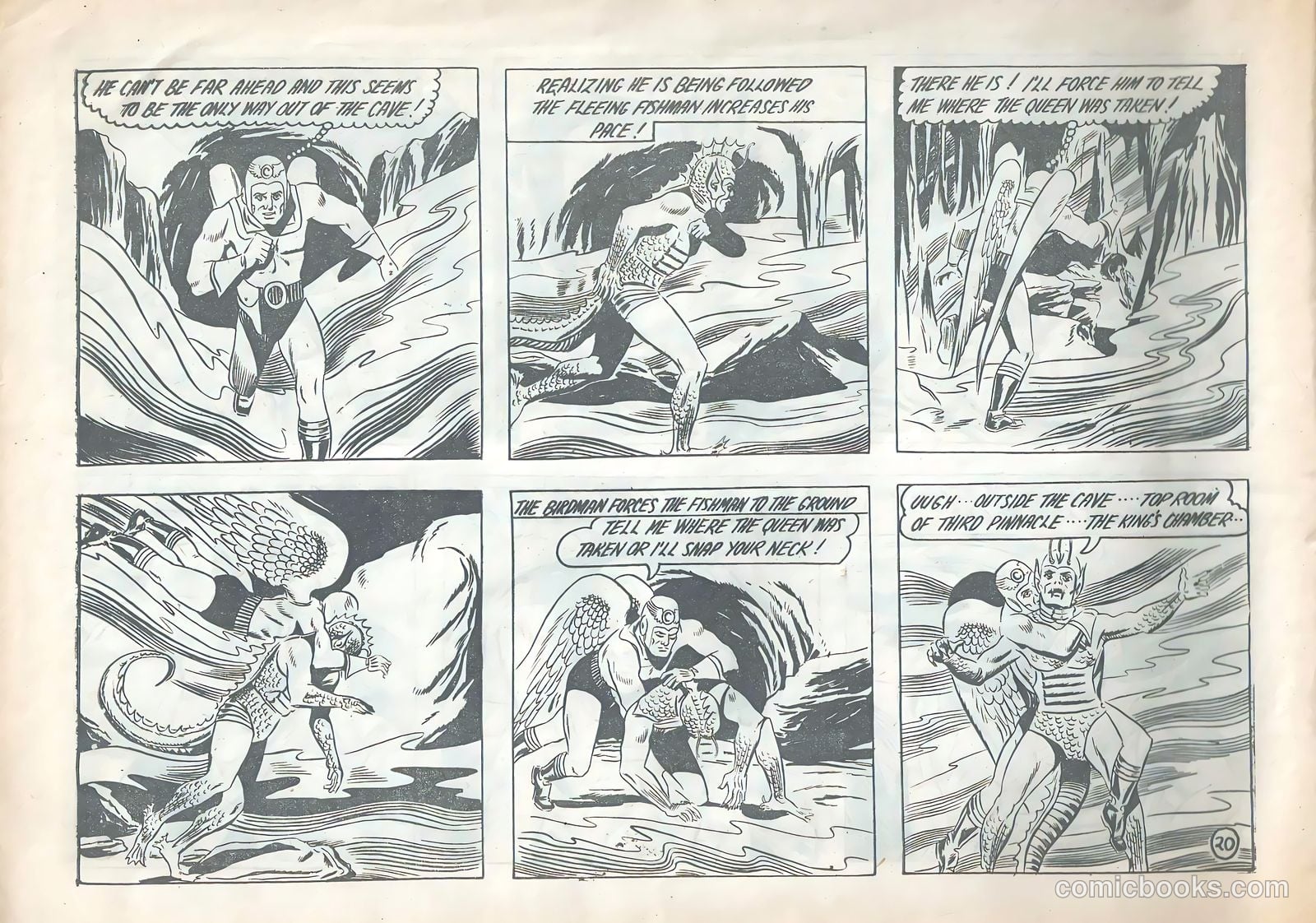 The Crimson Comet Comic #18 (1950) — page 20 of 28