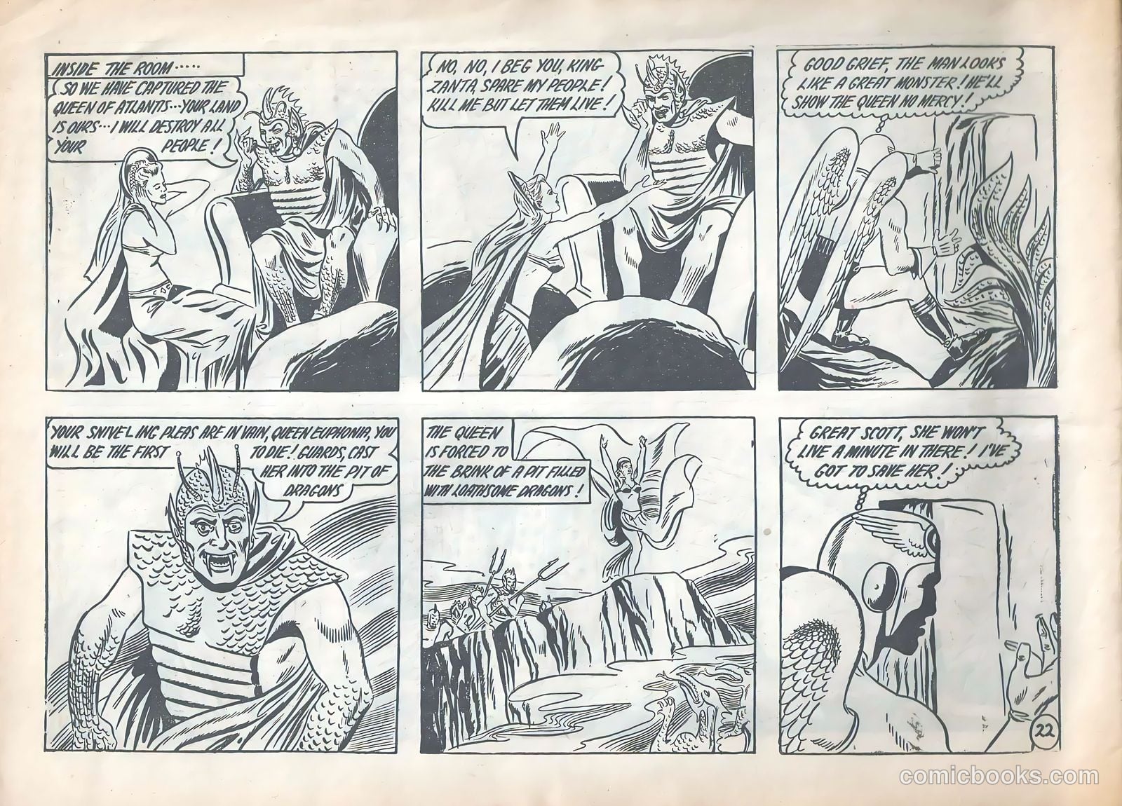 The Crimson Comet Comic #18 (1950) — page 22 of 28