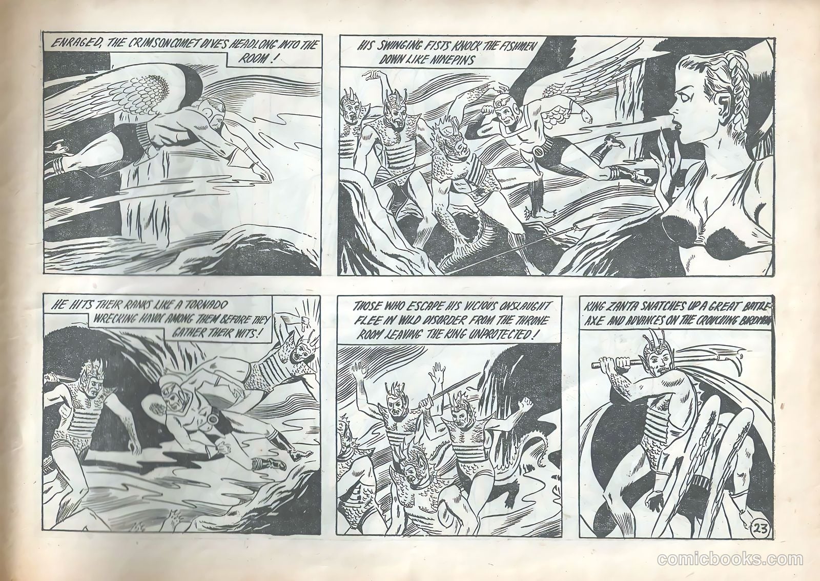 The Crimson Comet Comic #18 (1950) — page 23 of 28