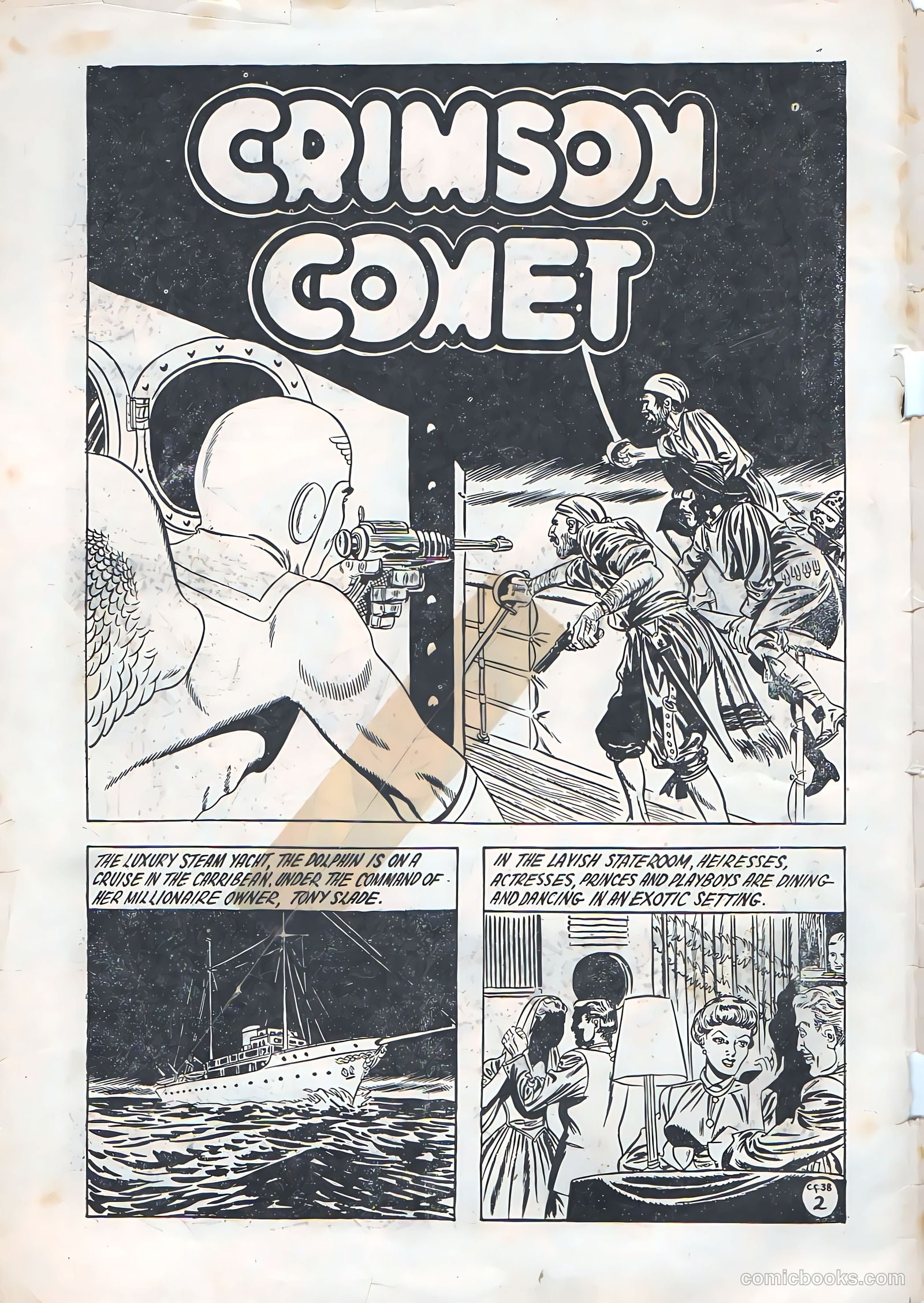 The Crimson Comet Comic #38 (1952) — page 2 of 28