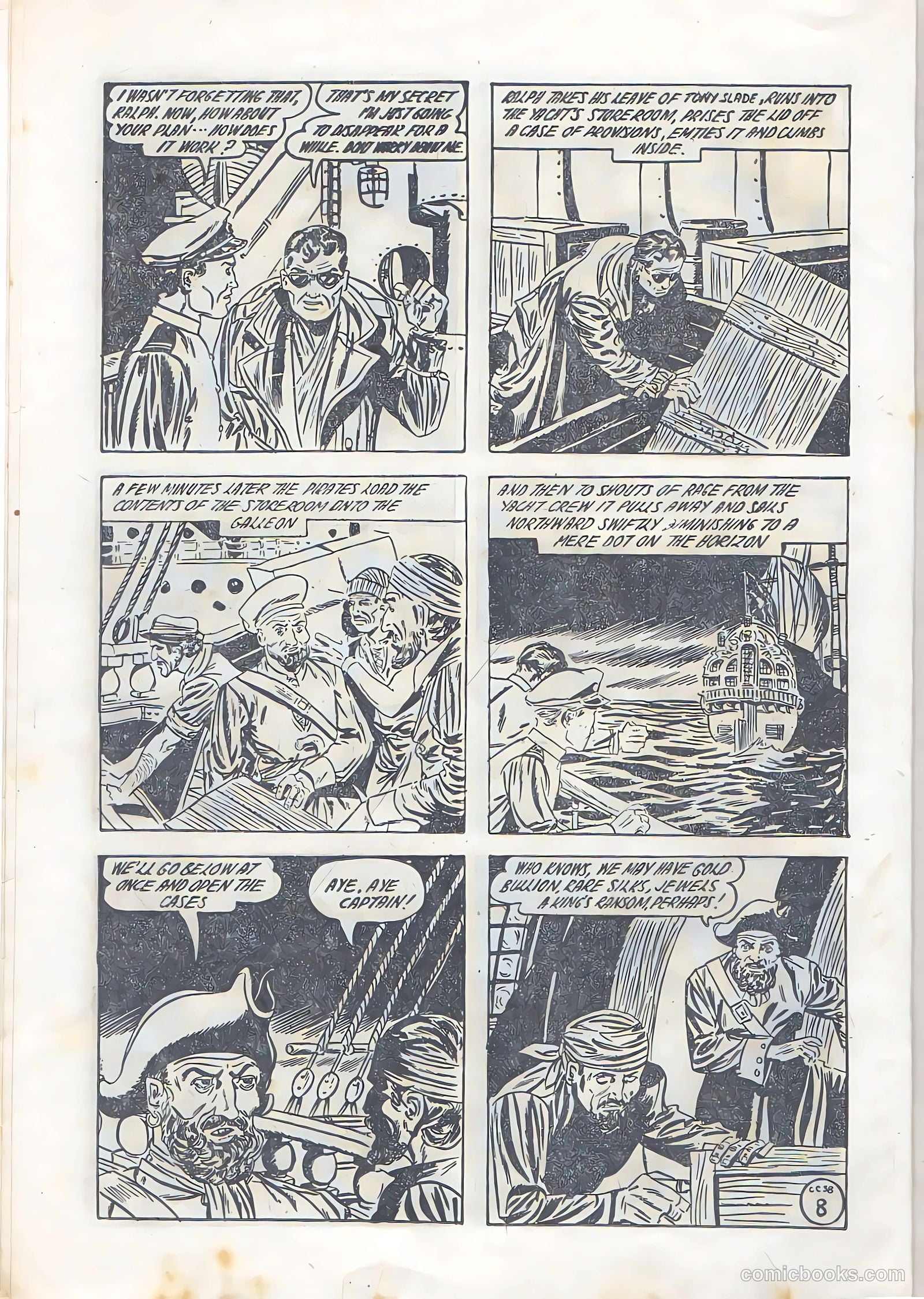 The Crimson Comet Comic #38 (1952) — page 8 of 28