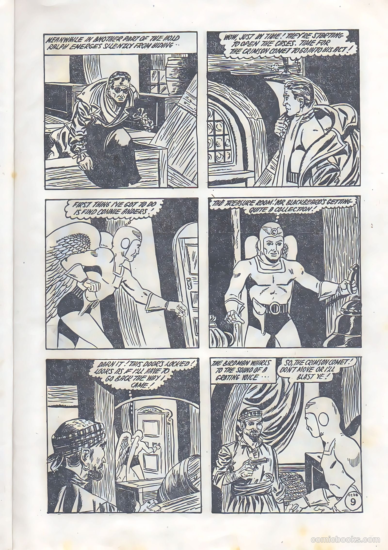 The Crimson Comet Comic #38 (1952) — page 9 of 28