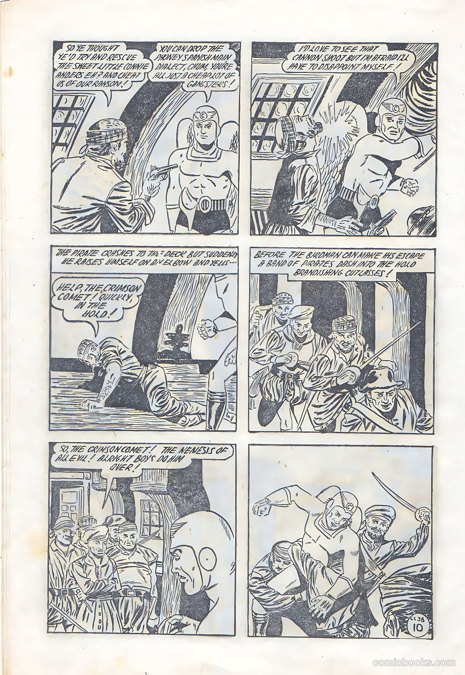 The Crimson Comet Comic #38 (1952) — page 10 of 28
