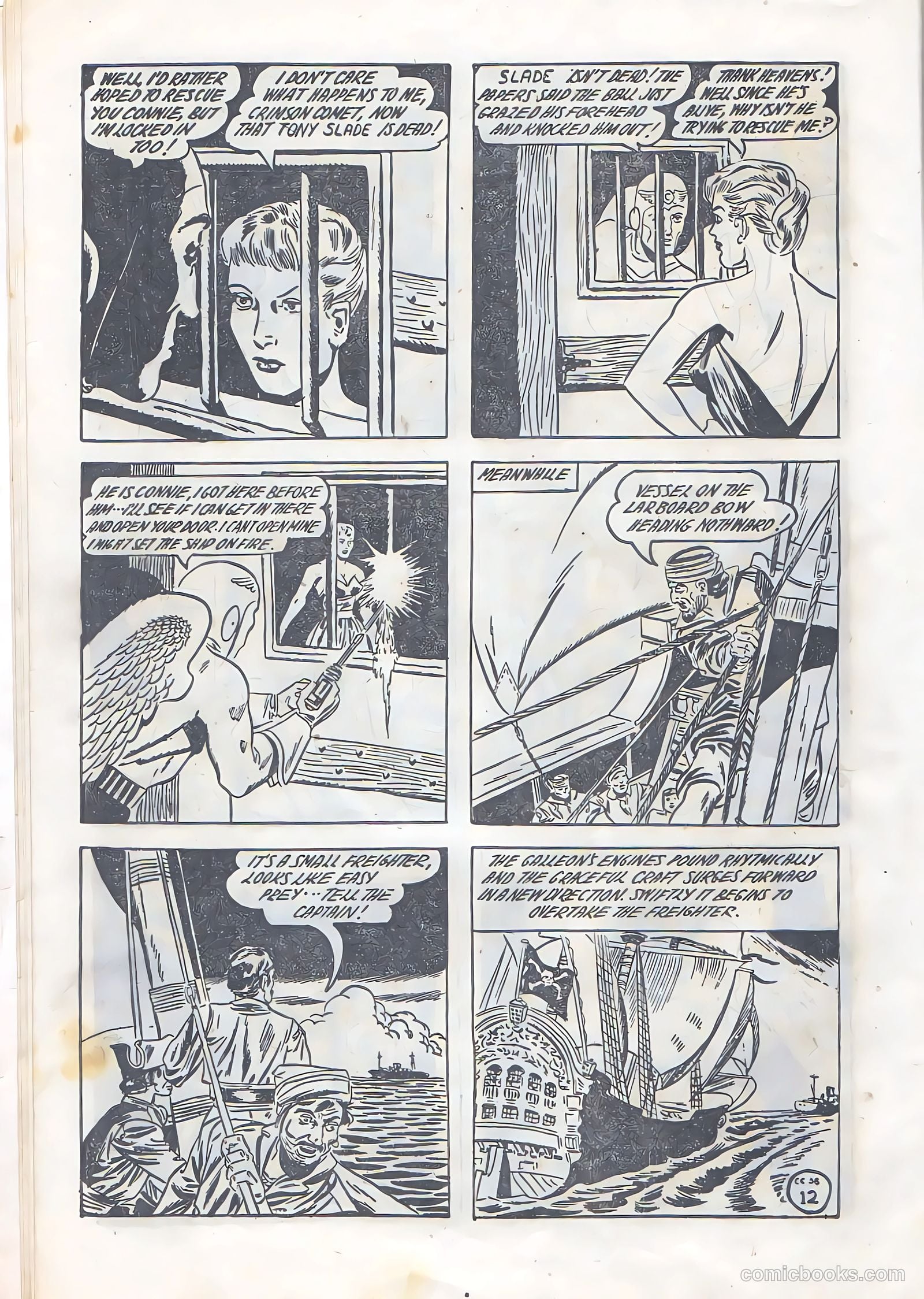 The Crimson Comet Comic #38 (1952) — page 12 of 28