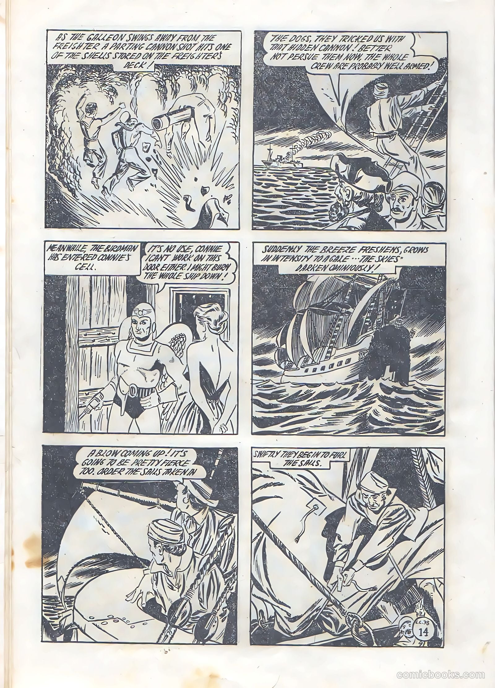 The Crimson Comet Comic #38 (1952) — page 14 of 28